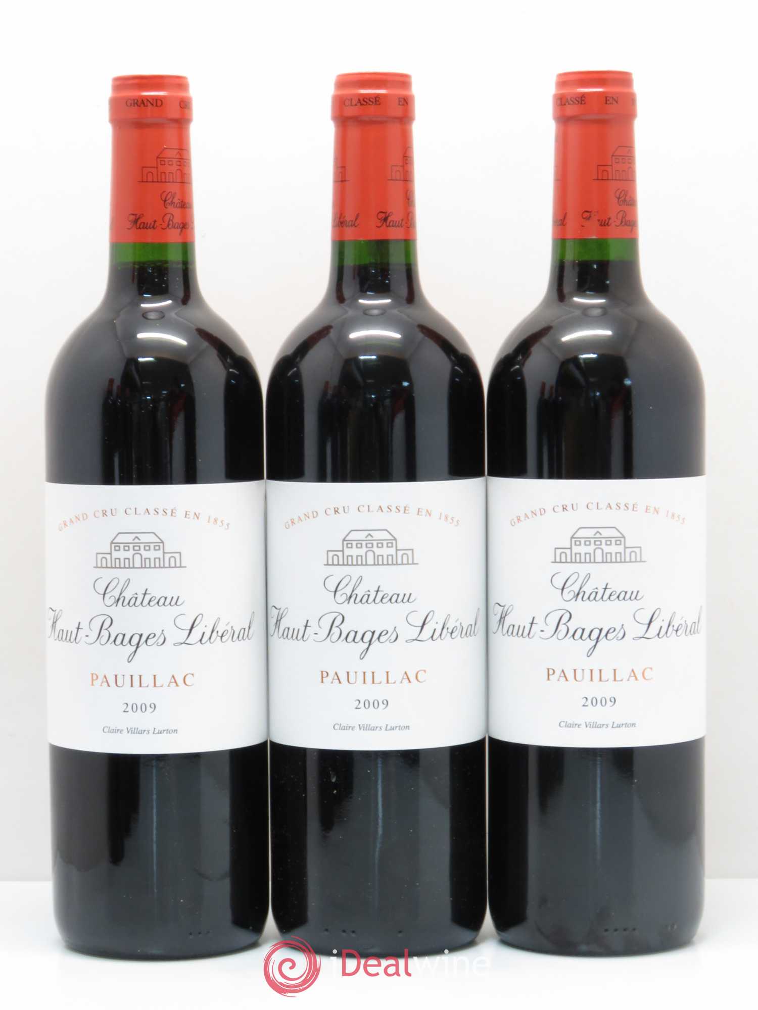 Château Haut Bages Libéral 5ème Grand Cru Classé 2009 - Lot de 6 bouteilles - 1