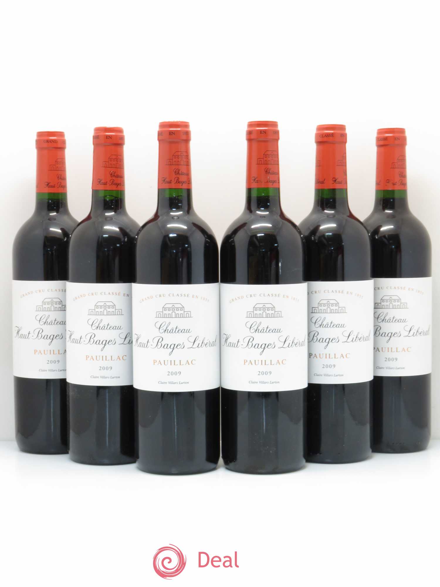 Château Haut Bages Libéral 5ème Grand Cru Classé 2009 - Lot de 6 bouteilles - 0