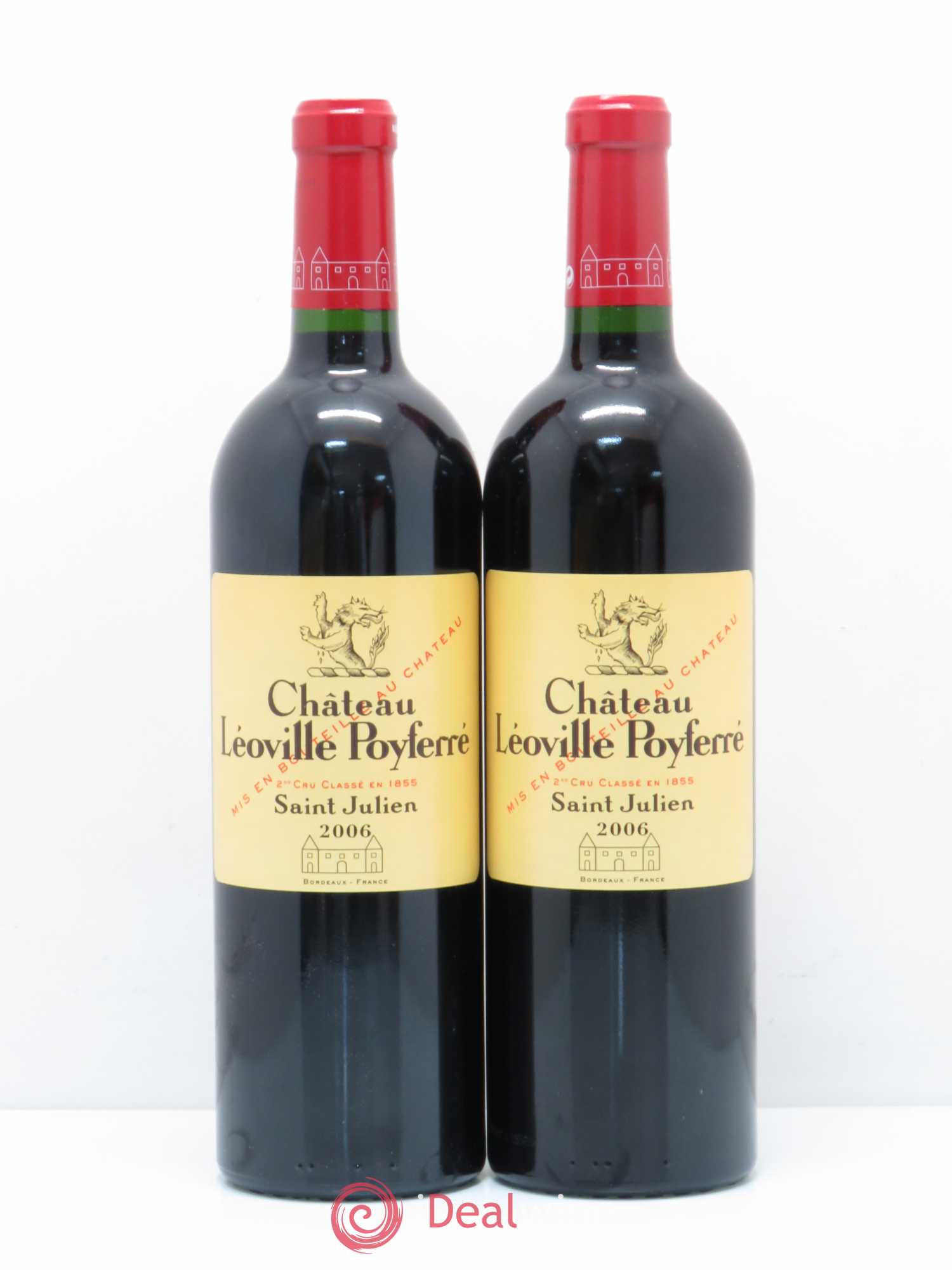 Château Léoville Poyferré 2ème Grand Cru Classé 2006 - Lot de 2 bouteilles - 0