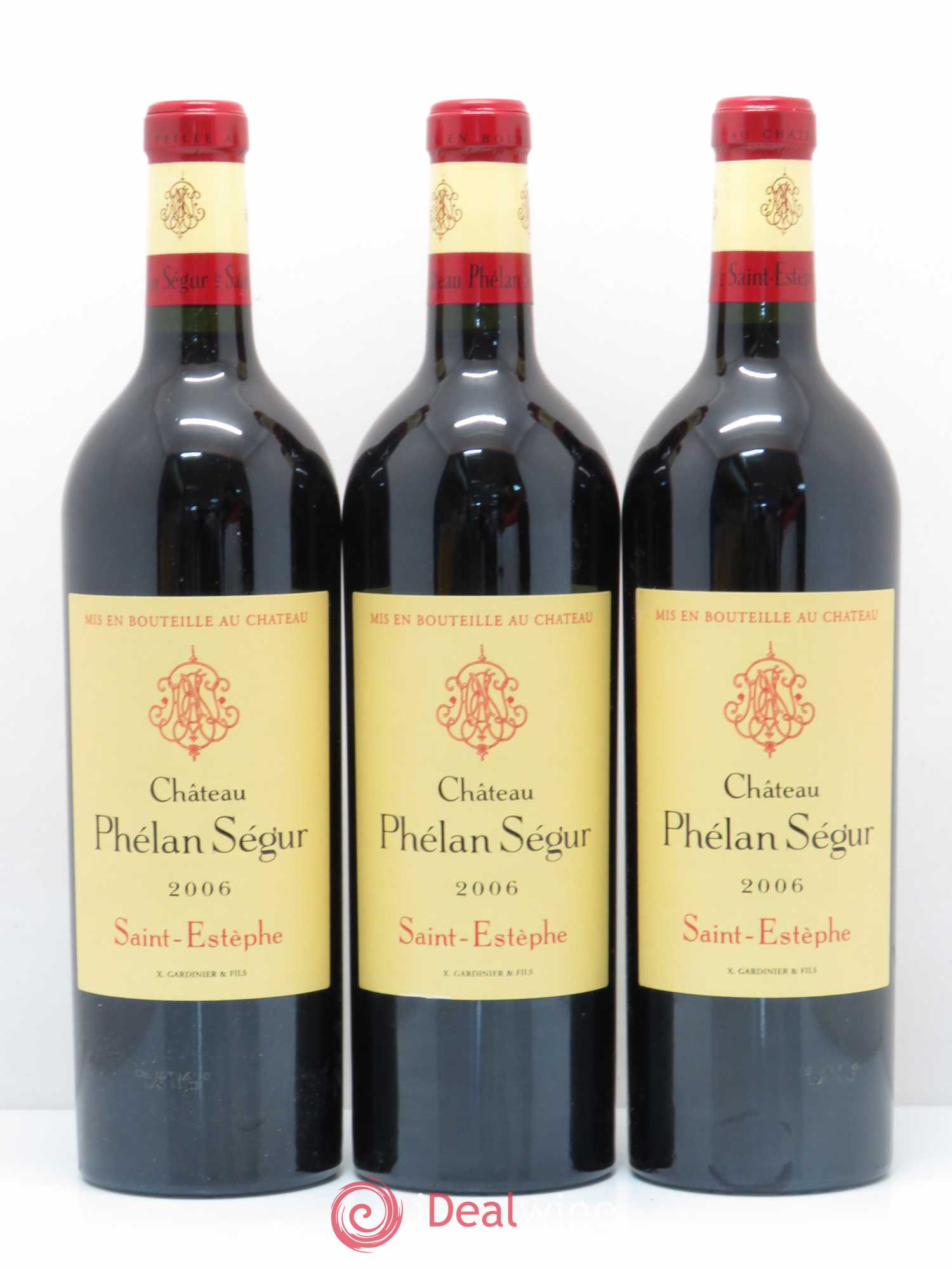 Château Phélan Ségur 2006 - Lot de 3 bouteilles - 0