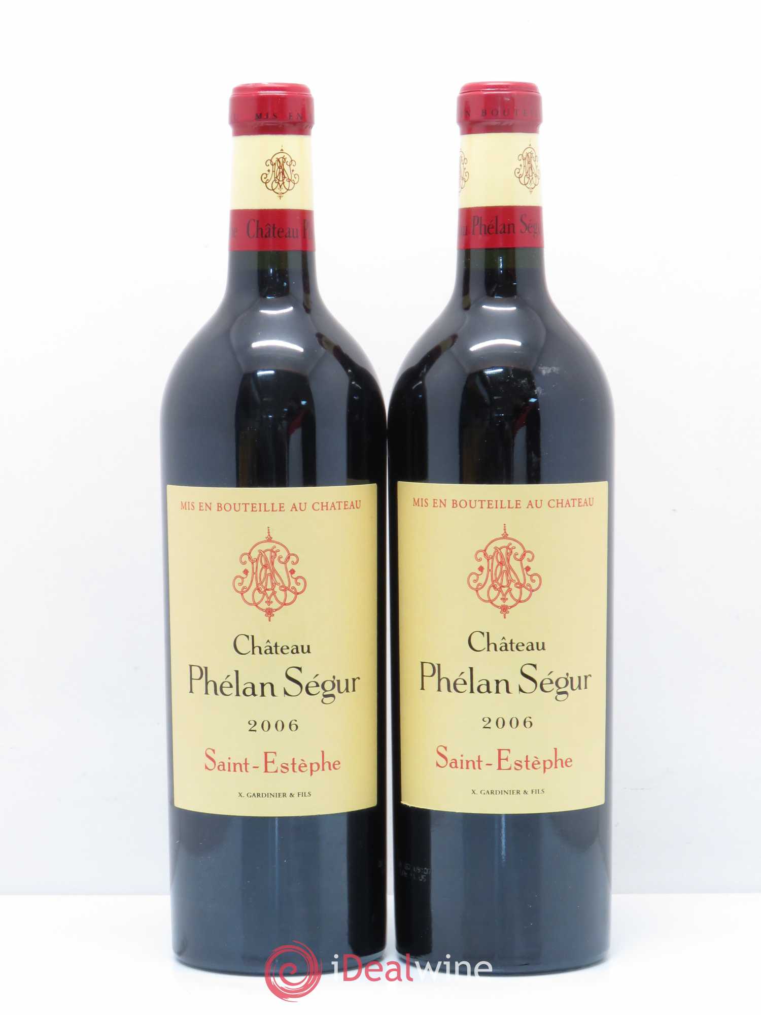 Château Phélan Ségur 2006 - Lot de 2 bouteilles - 0