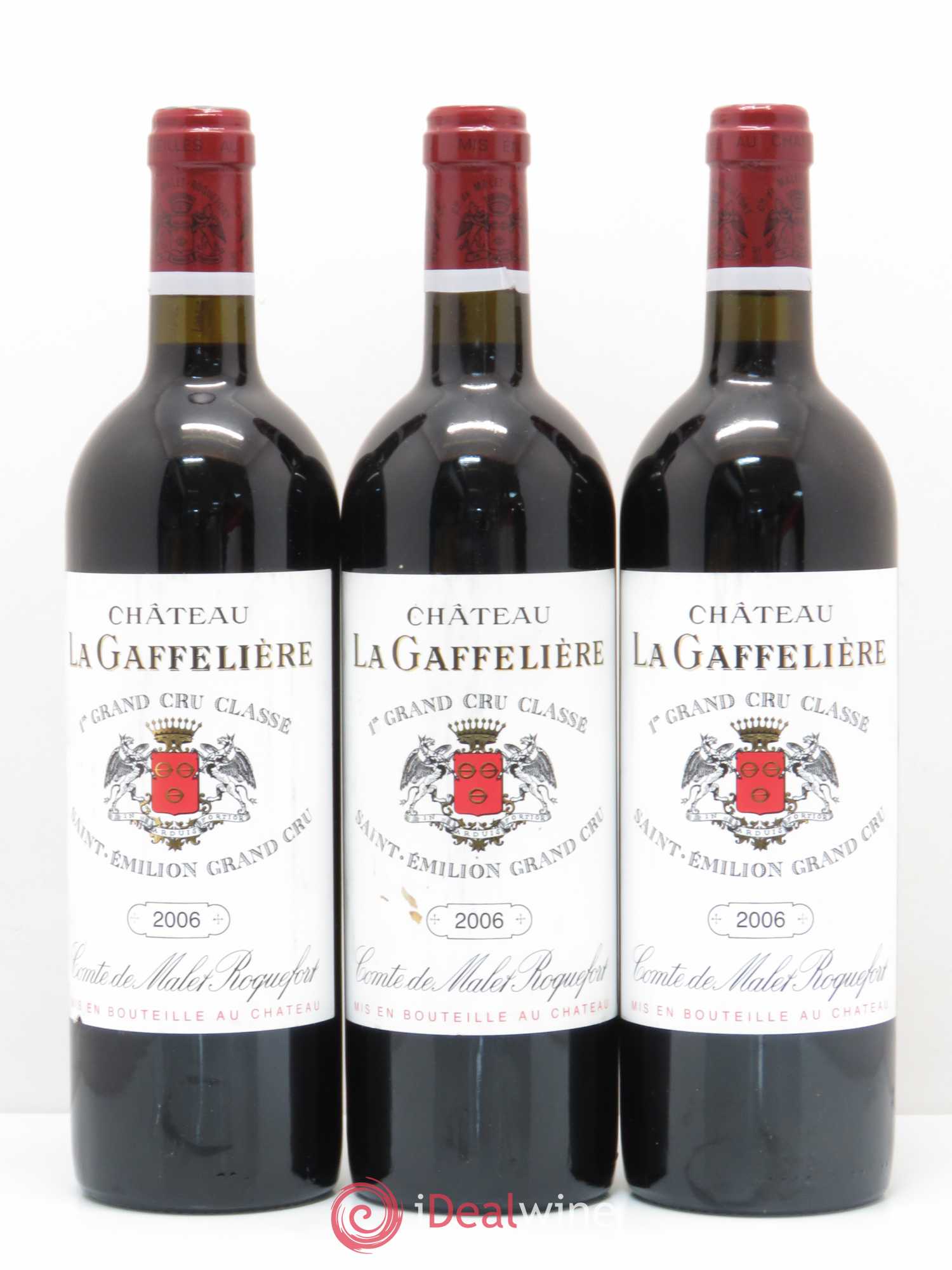 Château la Gaffelière 1er Grand Cru Classé B 2006 - Lot de 3 bouteilles - 0