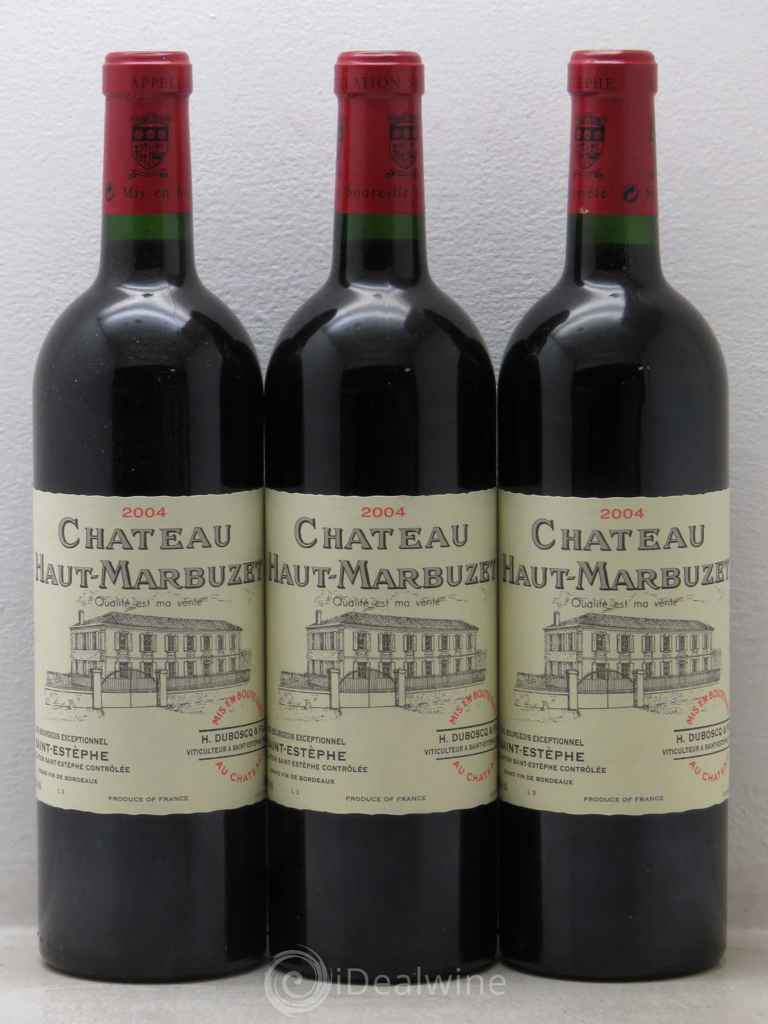 Château Haut Marbuzet 2004 - Lot de 12 bouteilles - 2