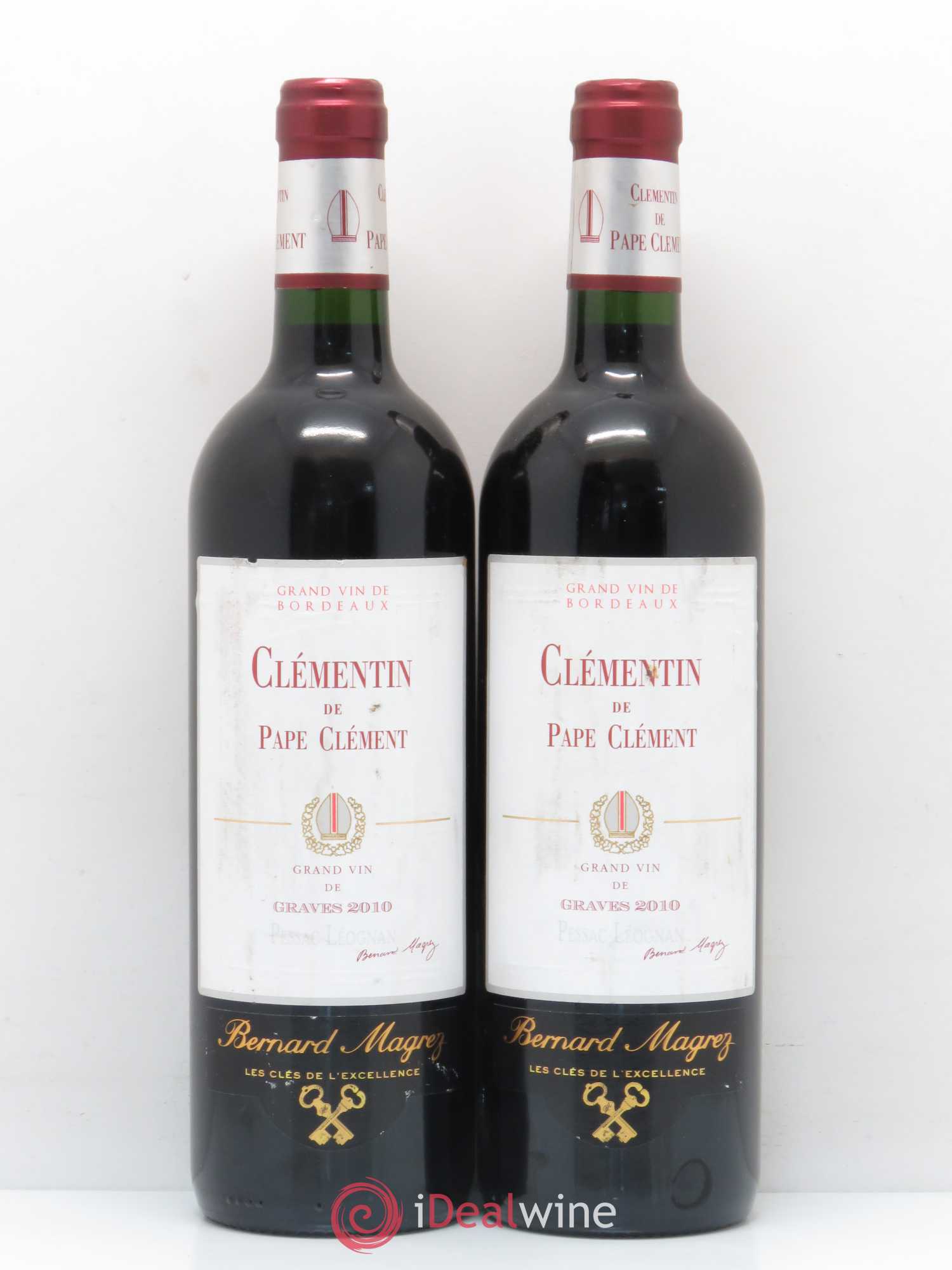 Le Clémentin de Pape Clément Second Vin 2010 - Lot de 2 bouteilles - 0