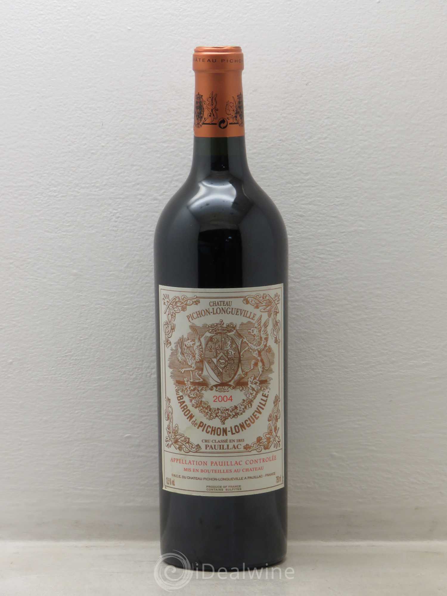 Pichon Longueville Baron 2ème Grand Cru Classé 2004 - Lot de 1 bouteille - 0