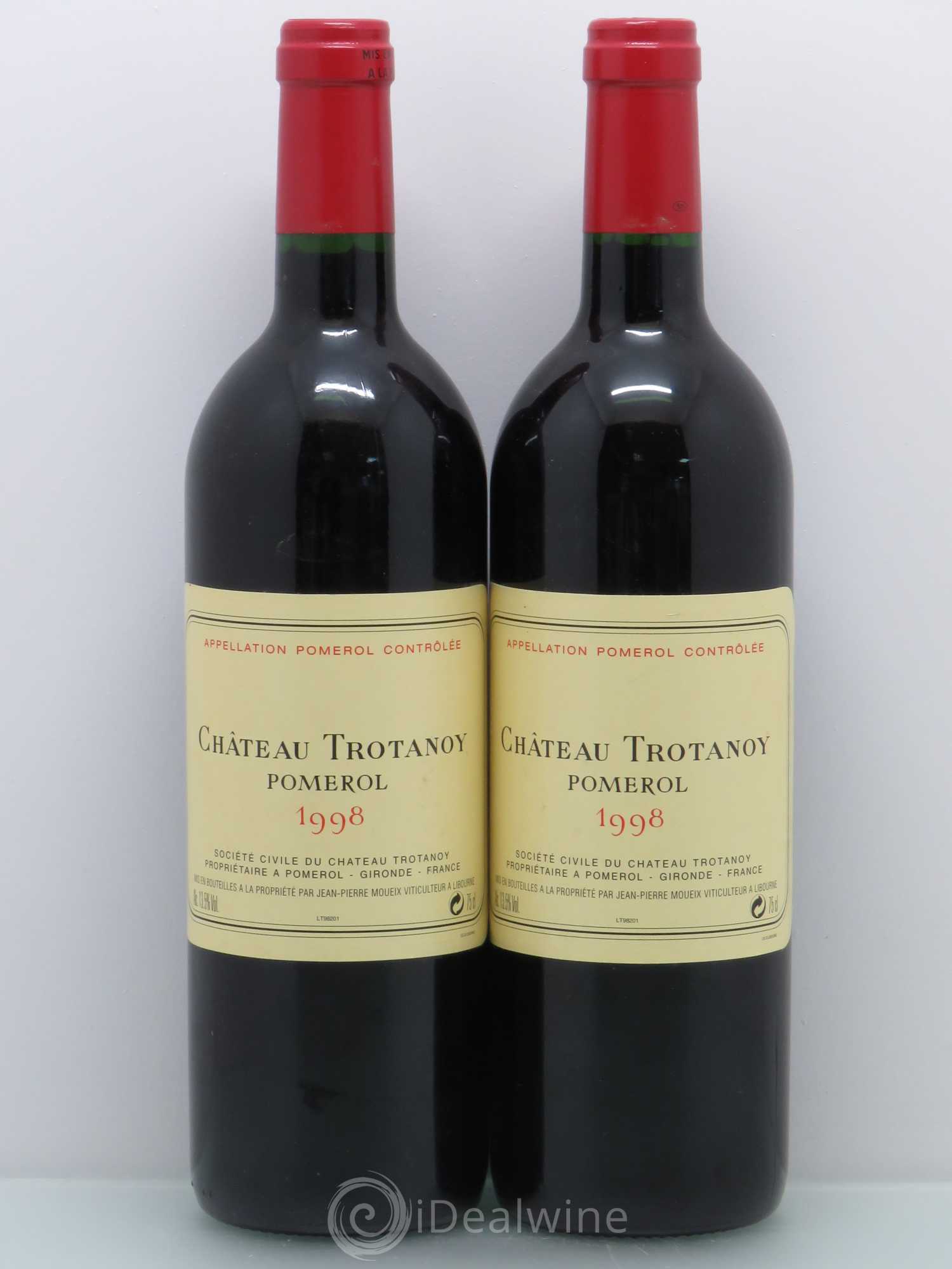 Château Trotanoy 1998 - Lot de 2 bouteilles - 0