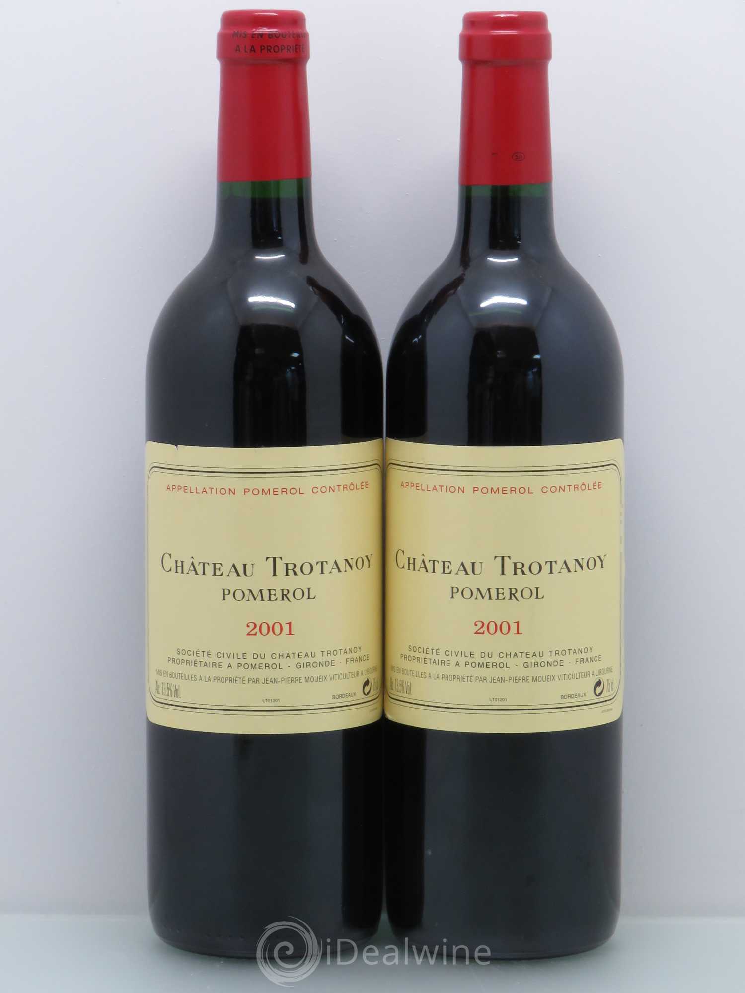 Château Trotanoy 2001 - Lot de 2 bouteilles - 0