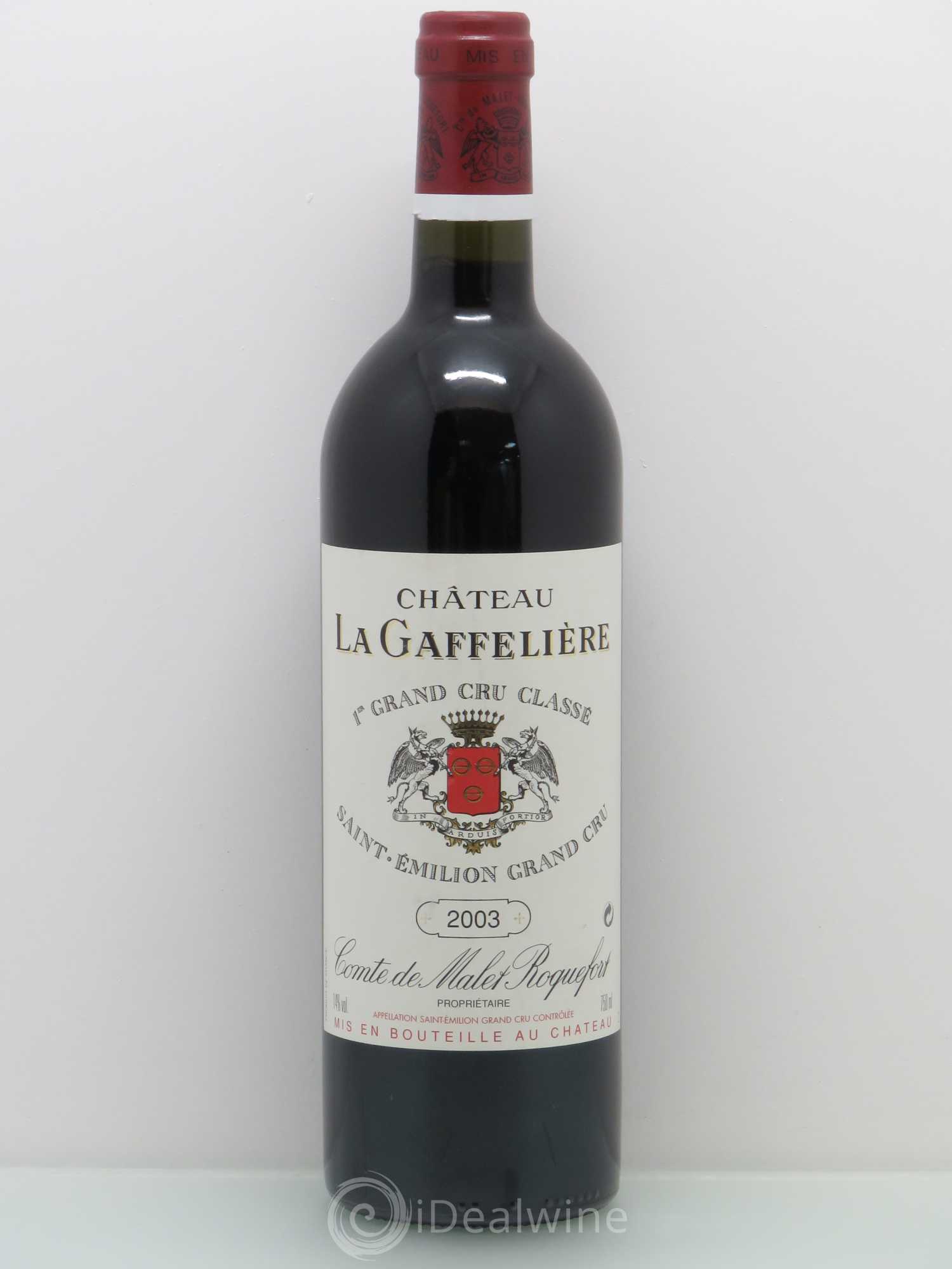 Château la Gaffelière 1er Grand Cru Classé B 2003 - Lot de 1 bouteille - 0