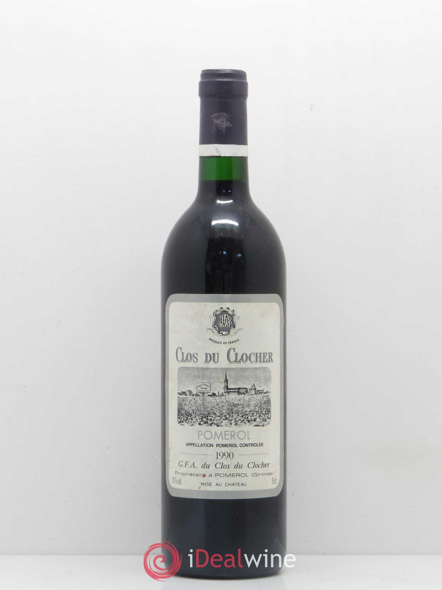 Clos du Clocher 1990 - Lot de 1 bouteille - 0
