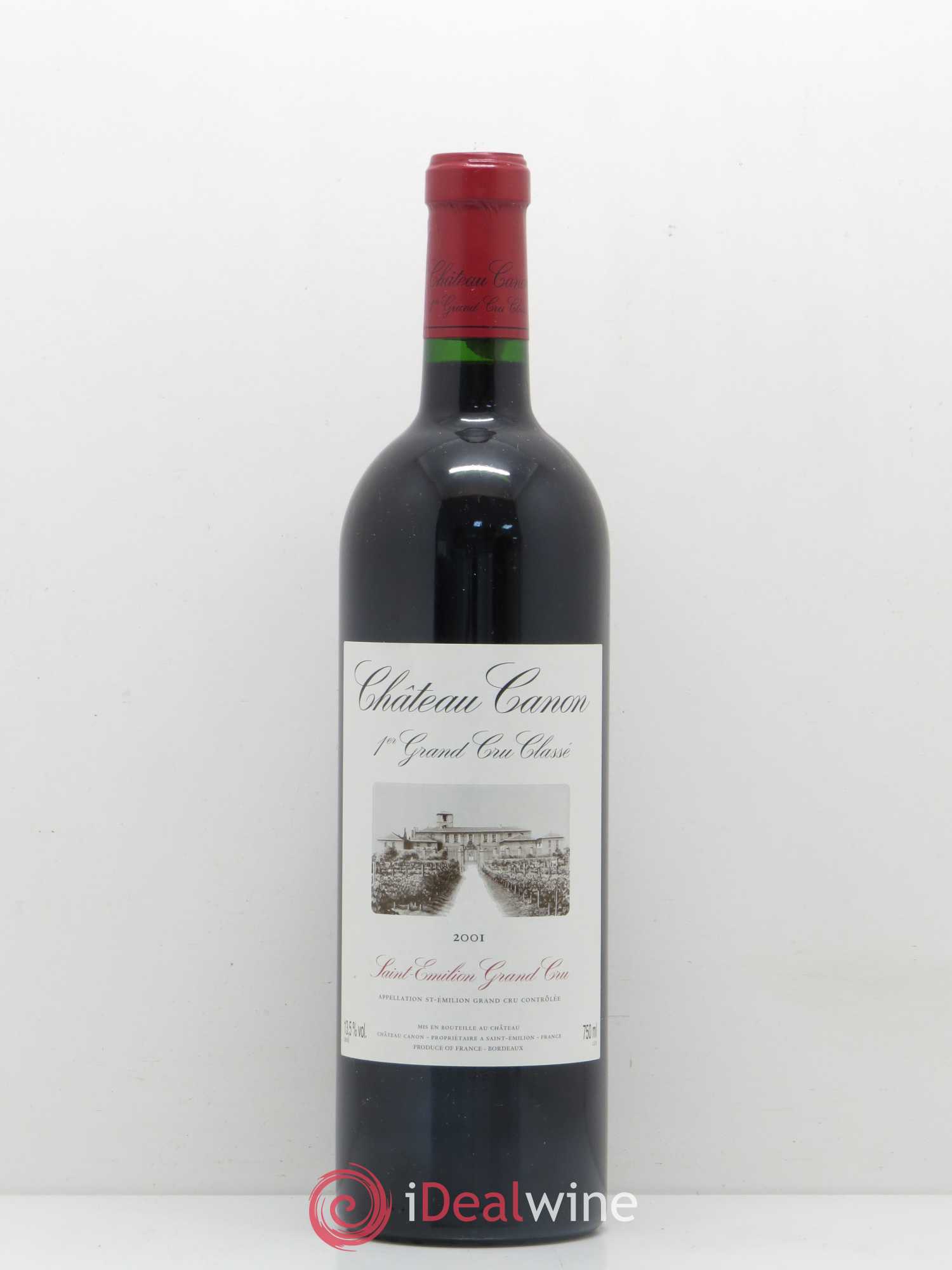 Château Canon 1er Grand Cru Classé B 2001 - Lot de 1 bouteille - 0