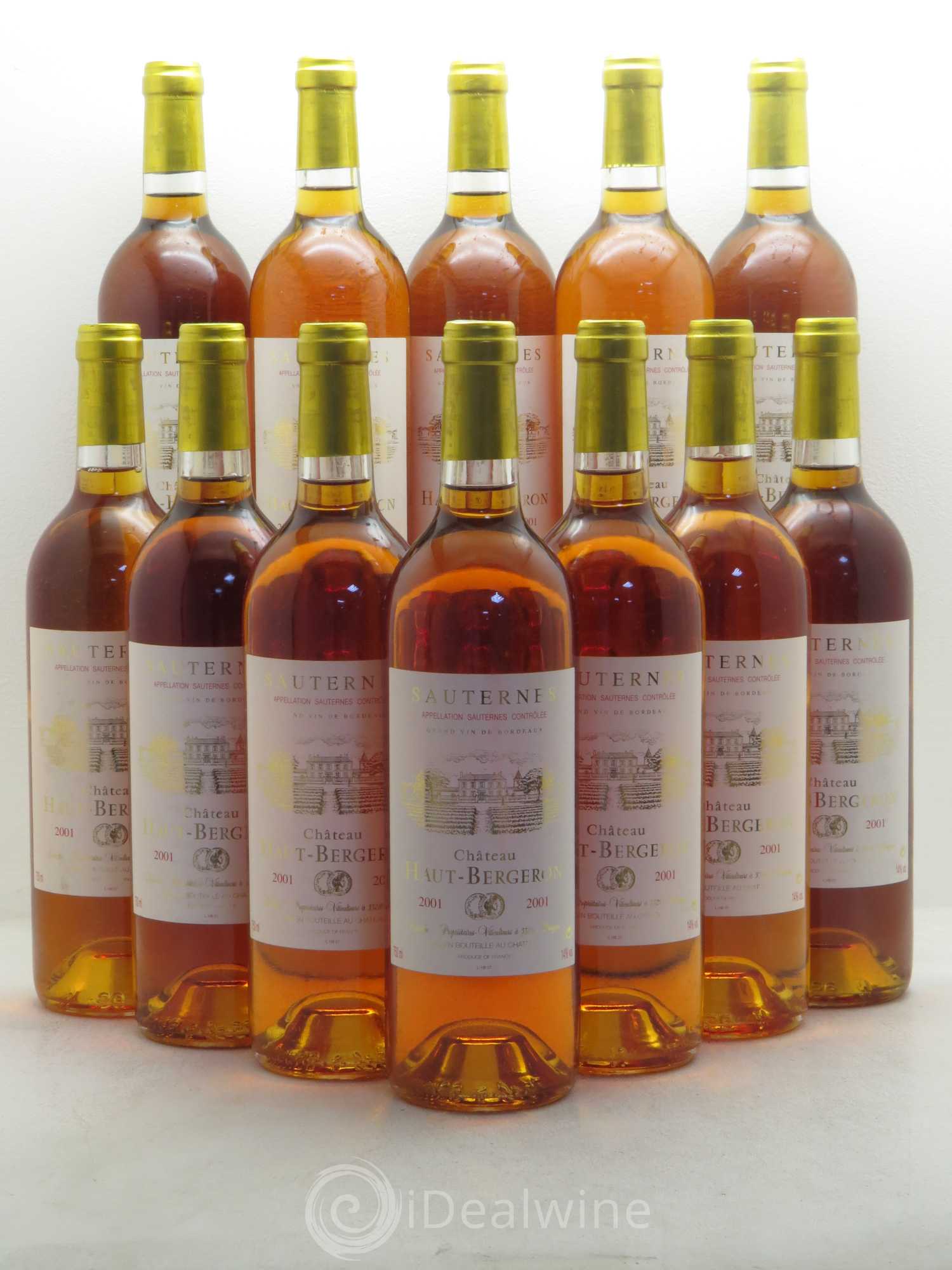 Château Haut-Bergeron 2001 - Lot de 12 bouteilles - 0