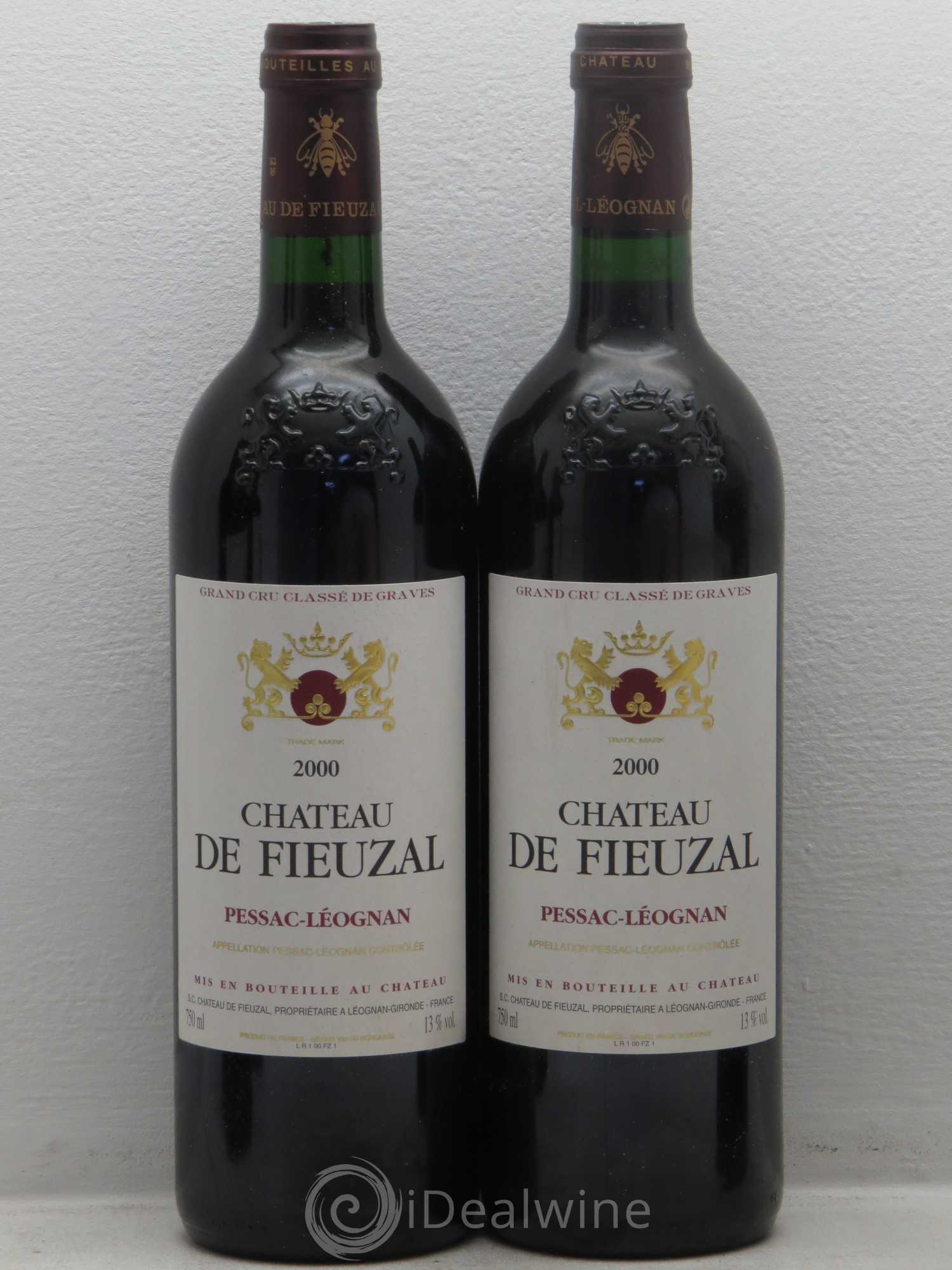 Château de Fieuzal Cru Classé de Graves 2000 - Lot de 5 bouteilles - 2