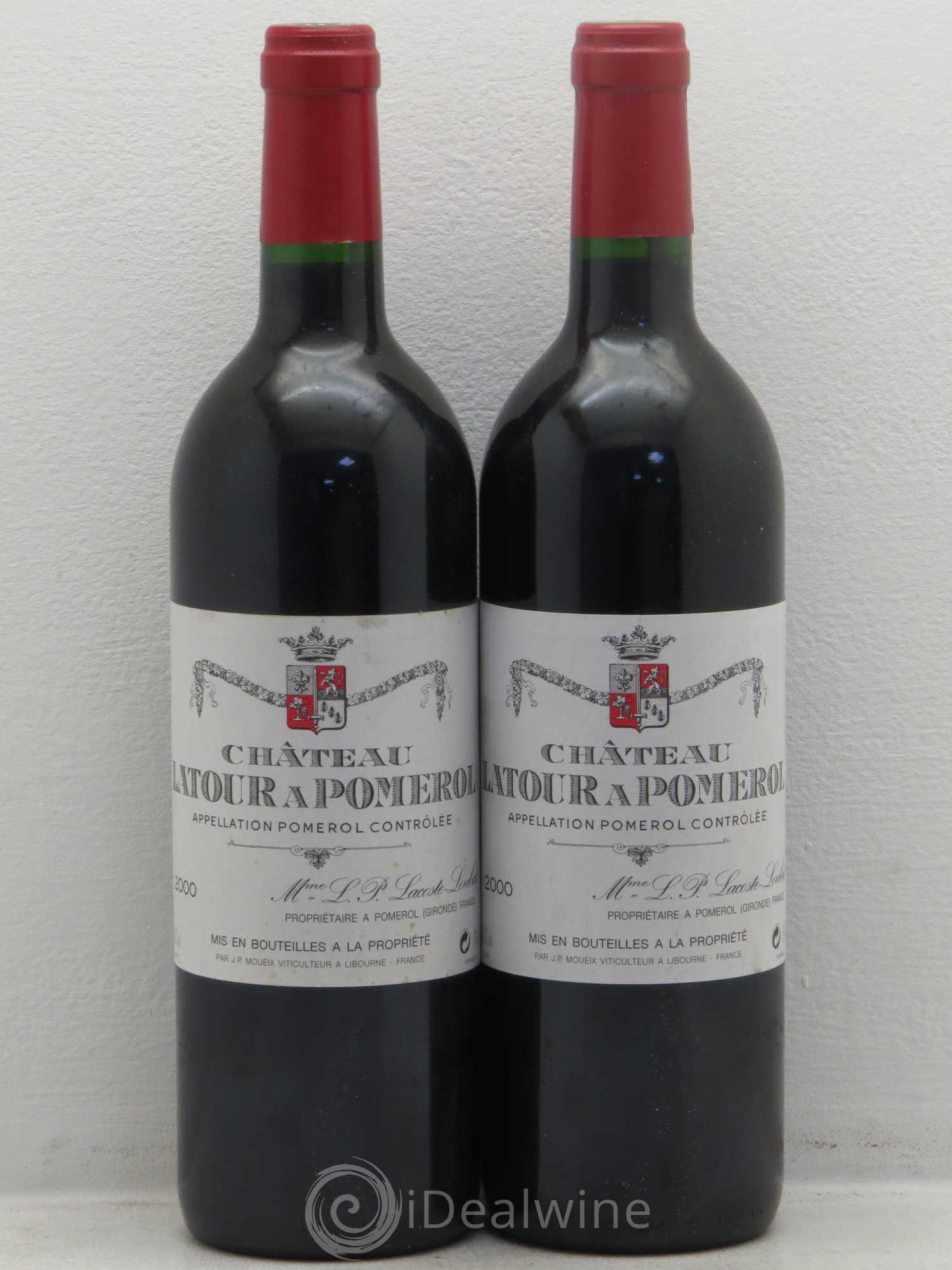 Château Latour à Pomerol 2000 - Lot de 2 bouteilles - 0