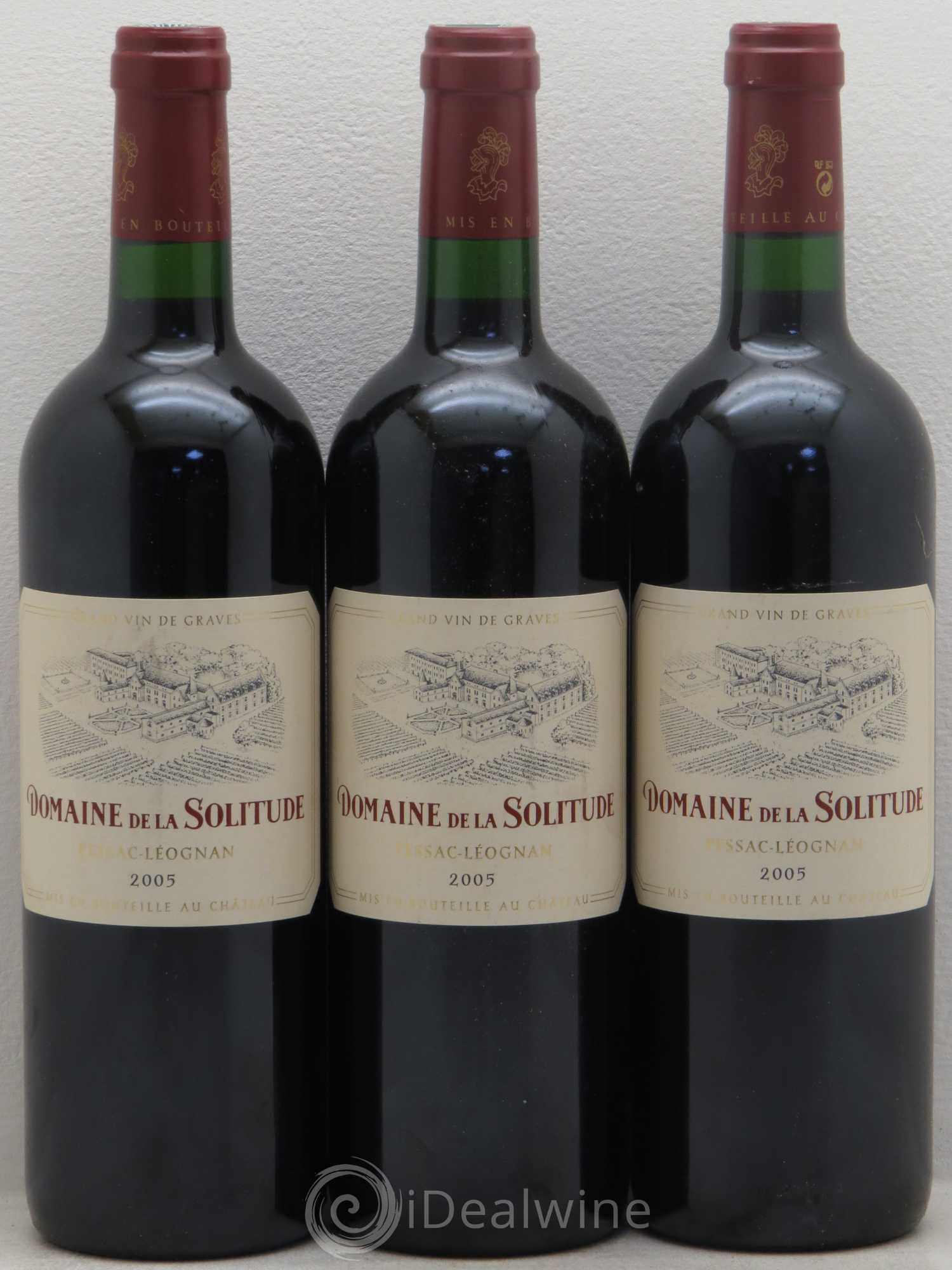 Domaine de la Solitude 2005 - Lot de 3 bouteilles - 0