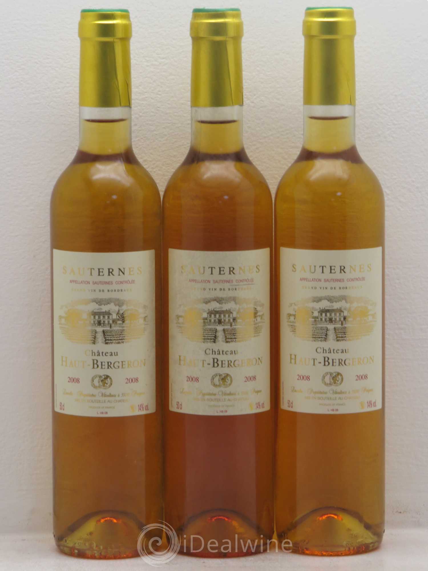 Château Haut-Bergeron 50cl 2008 - Lotto di 6 bottiglie - 2