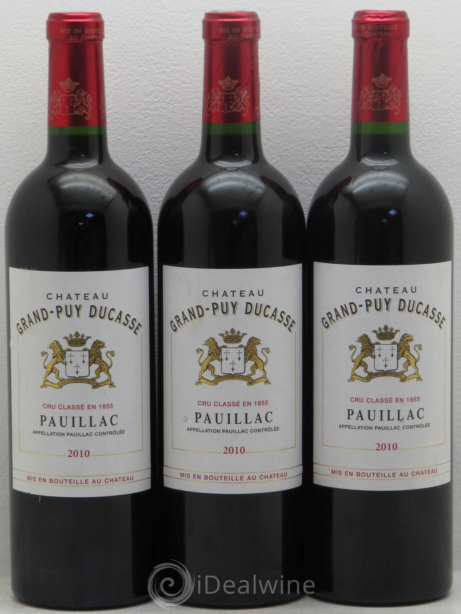 Château Grand Puy Ducasse 5ème Grand Cru Classé 2010 - Lot de 3 bouteilles - 0