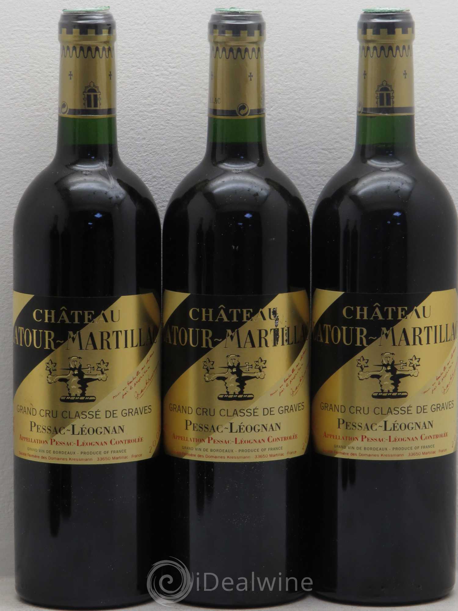 Château Latour-Martillac Cru Classé de Graves 2000 - Lot de 5 bouteilles - 1