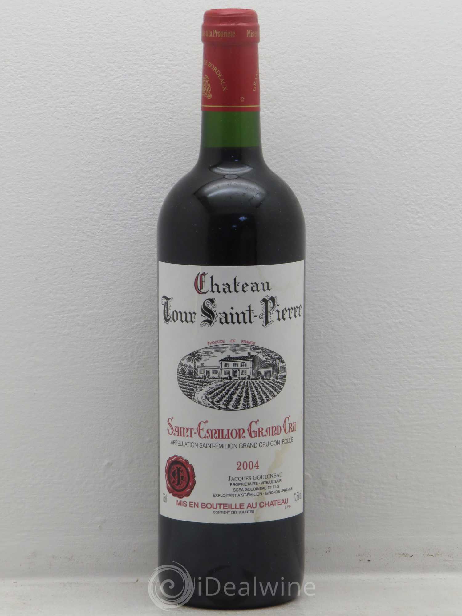 Saint-Émilion Château Tour Saint Pierre 2004 - Lot de 1 bouteille - 0