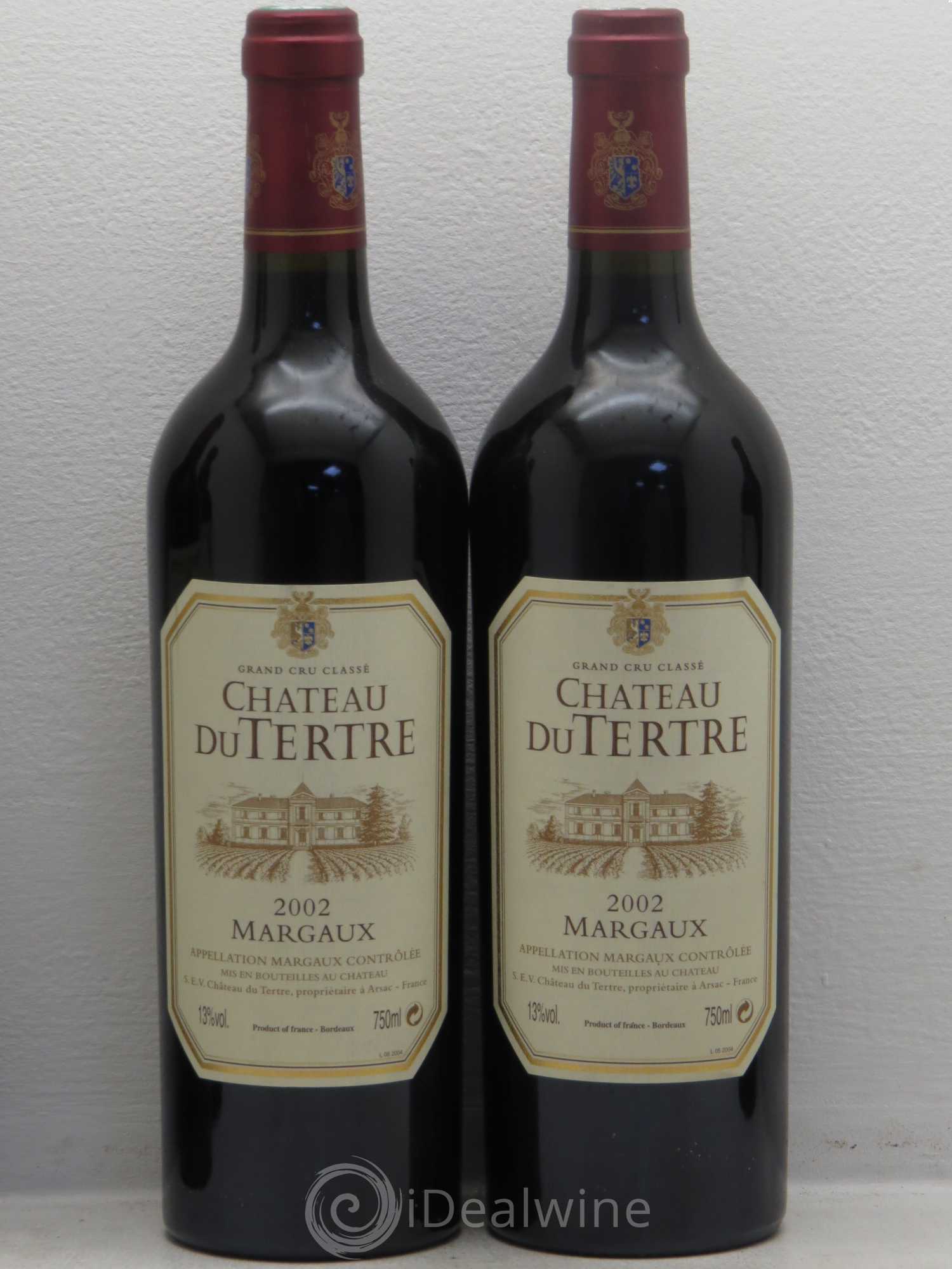Château du Tertre 5ème Grand Cru Classé 2002 - Lot de 5 bouteilles - 2