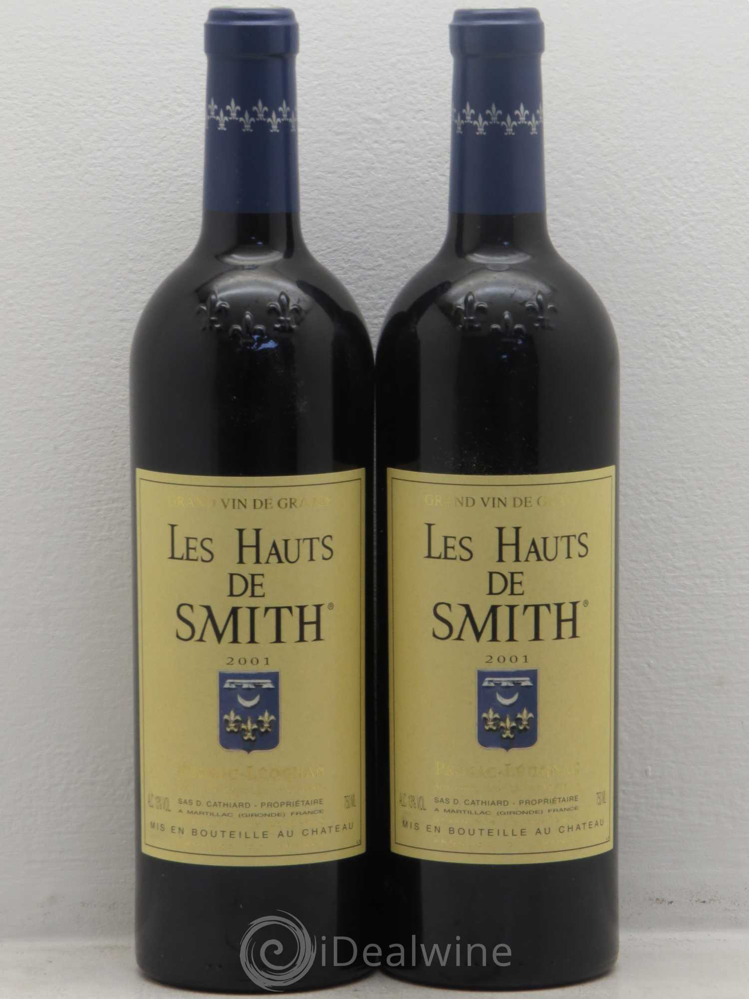 Les Hauts de Smith Second Vin Hauts de smith 2001 - Lot de 2 bouteilles - 0