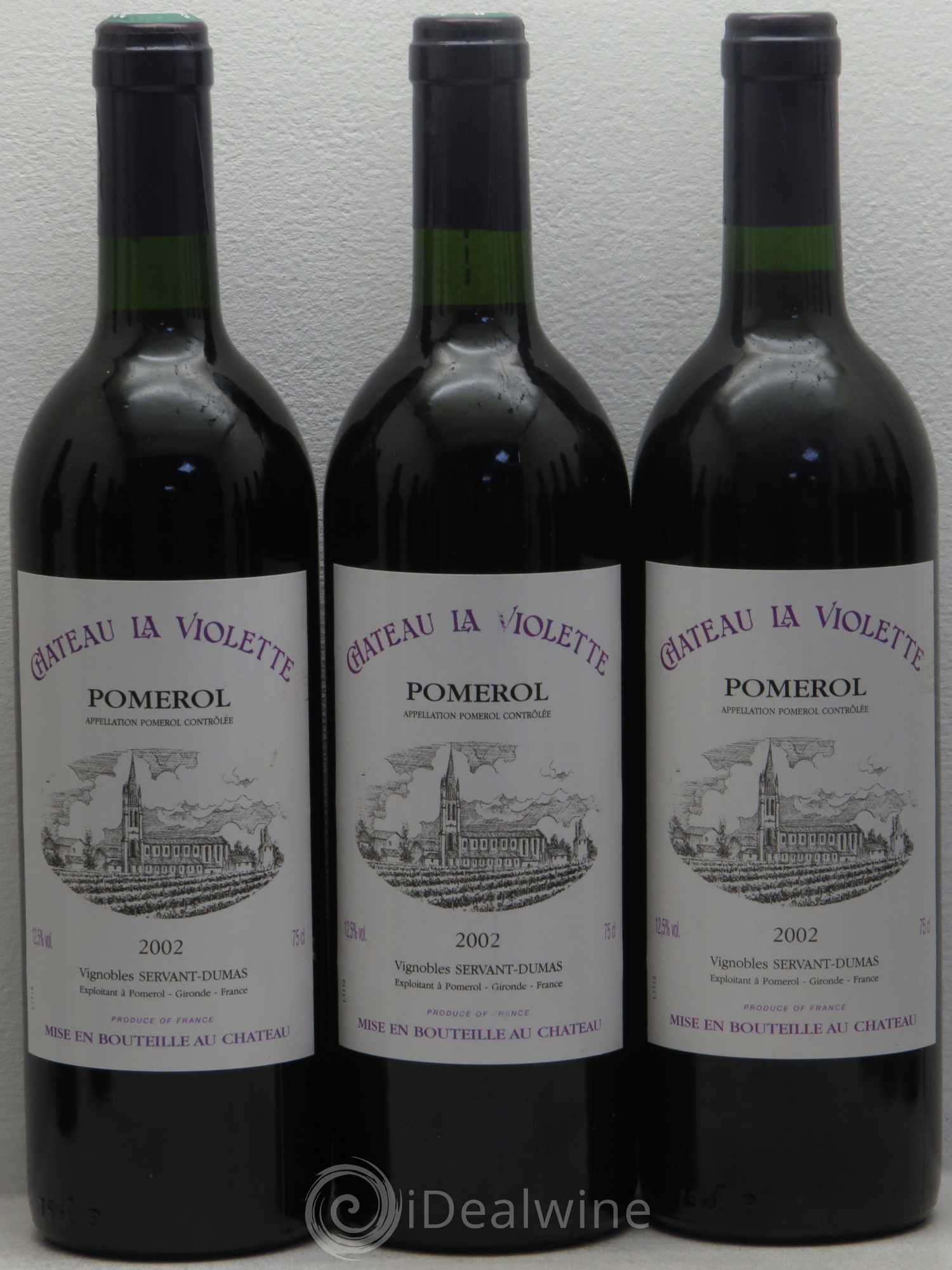 Château la Violette 2002 - Lot de 12 bouteilles - 1