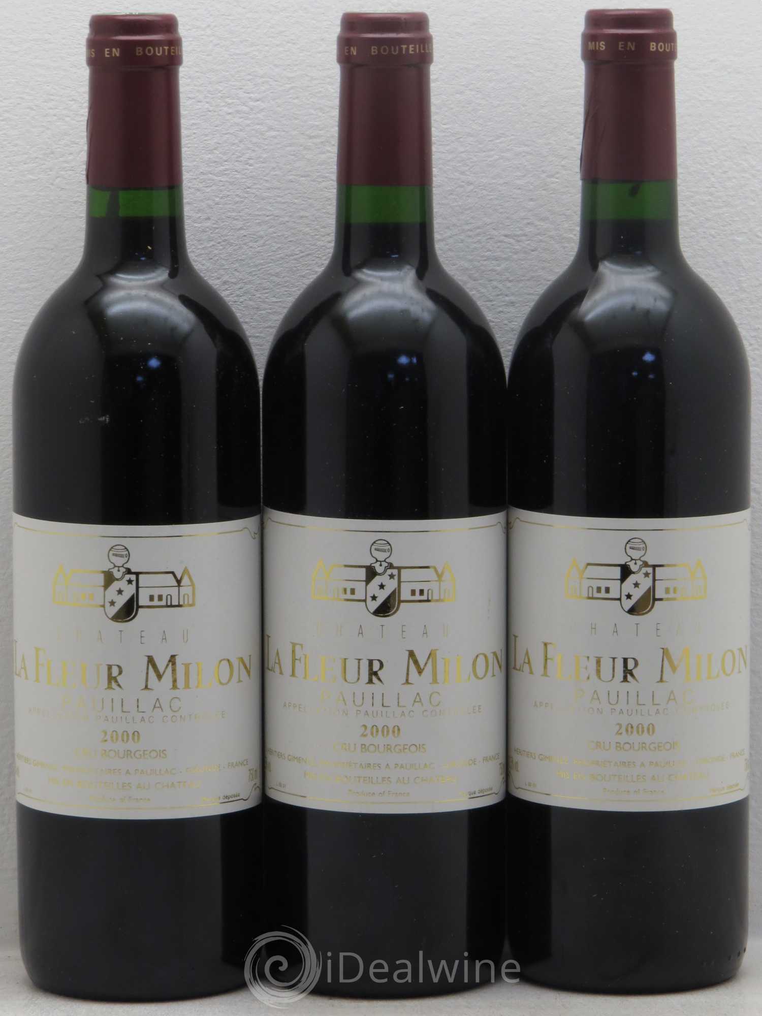 Château la Fleur Milon Cru Bourgeois 2000 - Lot de 6 bouteilles - 2