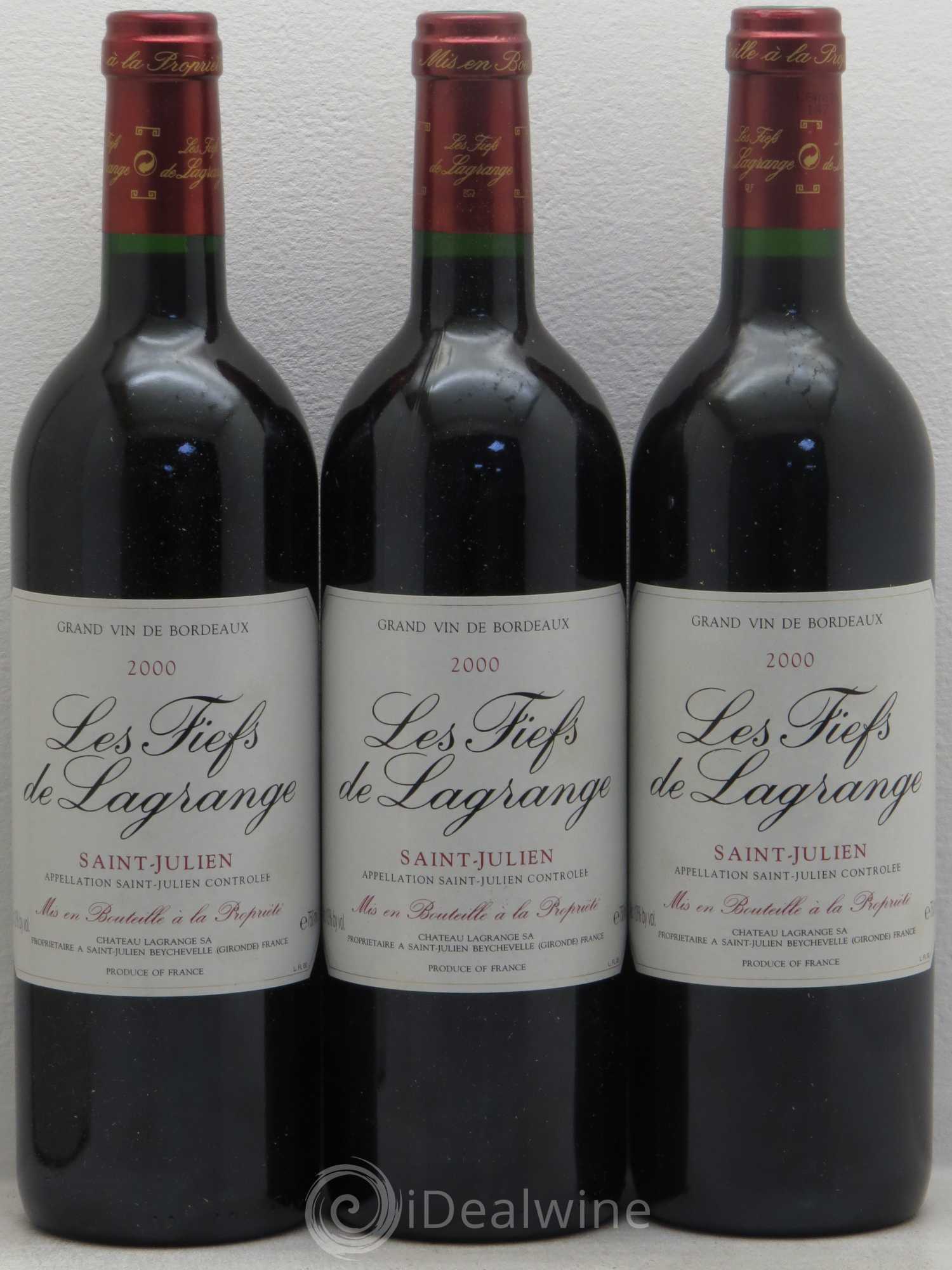Les Fiefs de Lagrange Second Vin 2000 - Lot de 12 bouteilles - 1