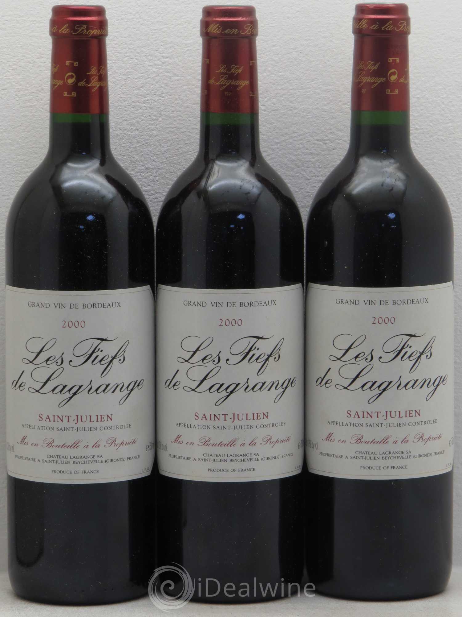 Les Fiefs de Lagrange Second Vin 2000 - Lot de 12 bouteilles - 2