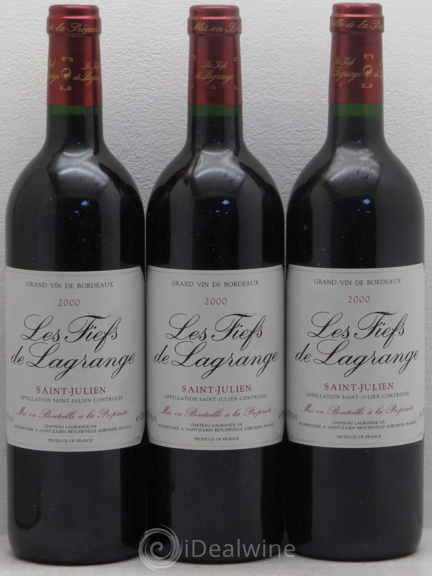 Les Fiefs de Lagrange Second Vin 2000 - Lot de 12 bouteilles - 3