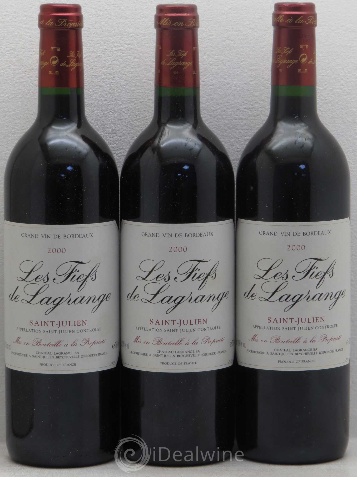 Les Fiefs de Lagrange Second Vin 2000 - Lot de 12 bouteilles - 4