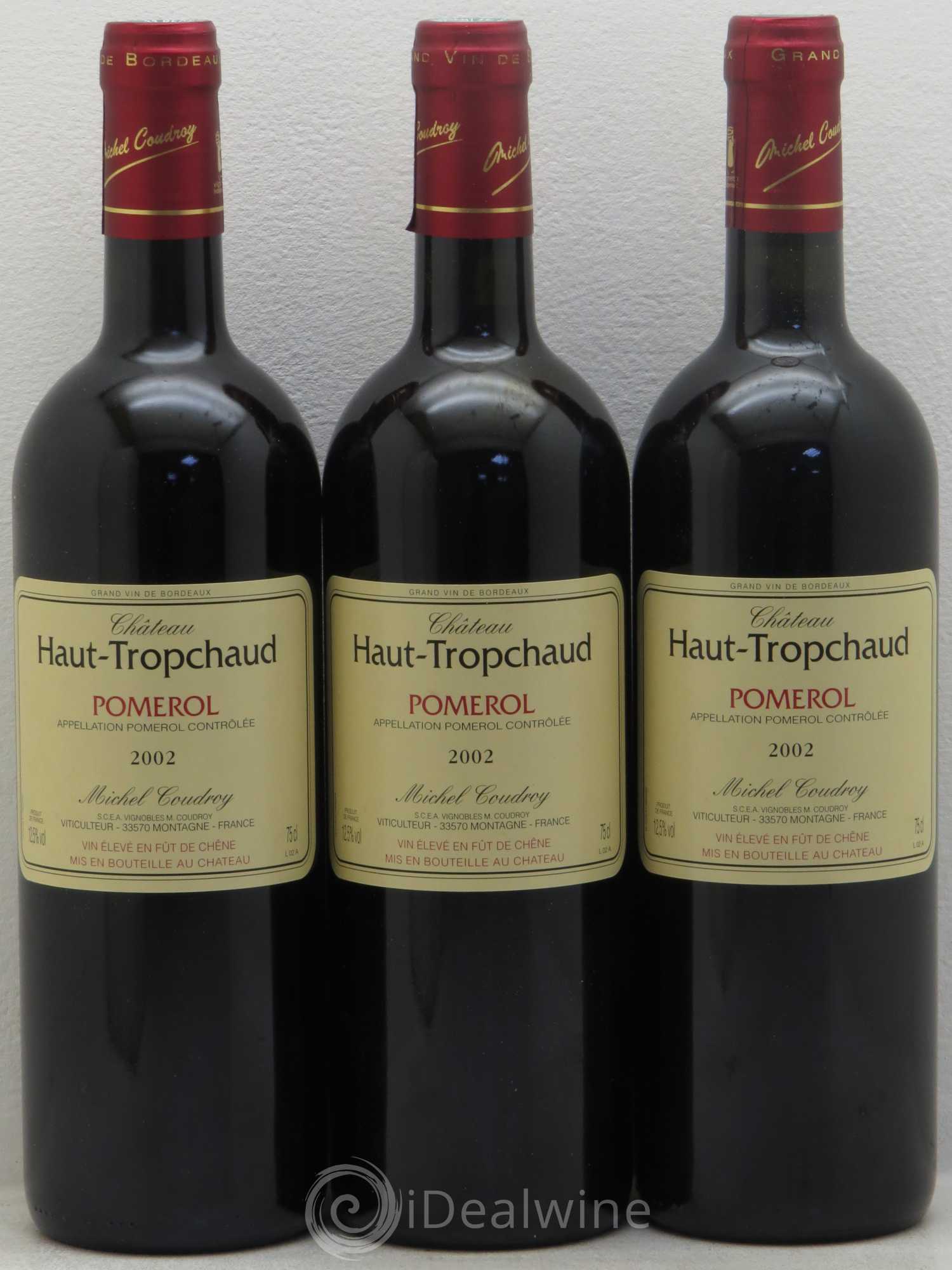 Château Haut Tropchaud 2002 - Lot de 12 bouteilles - 1