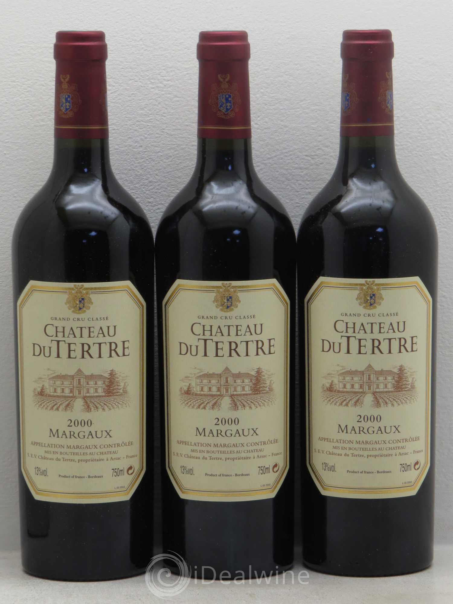 Château du Tertre 5ème Grand Cru Classé 2000 - Lot de 12 bouteilles - 2