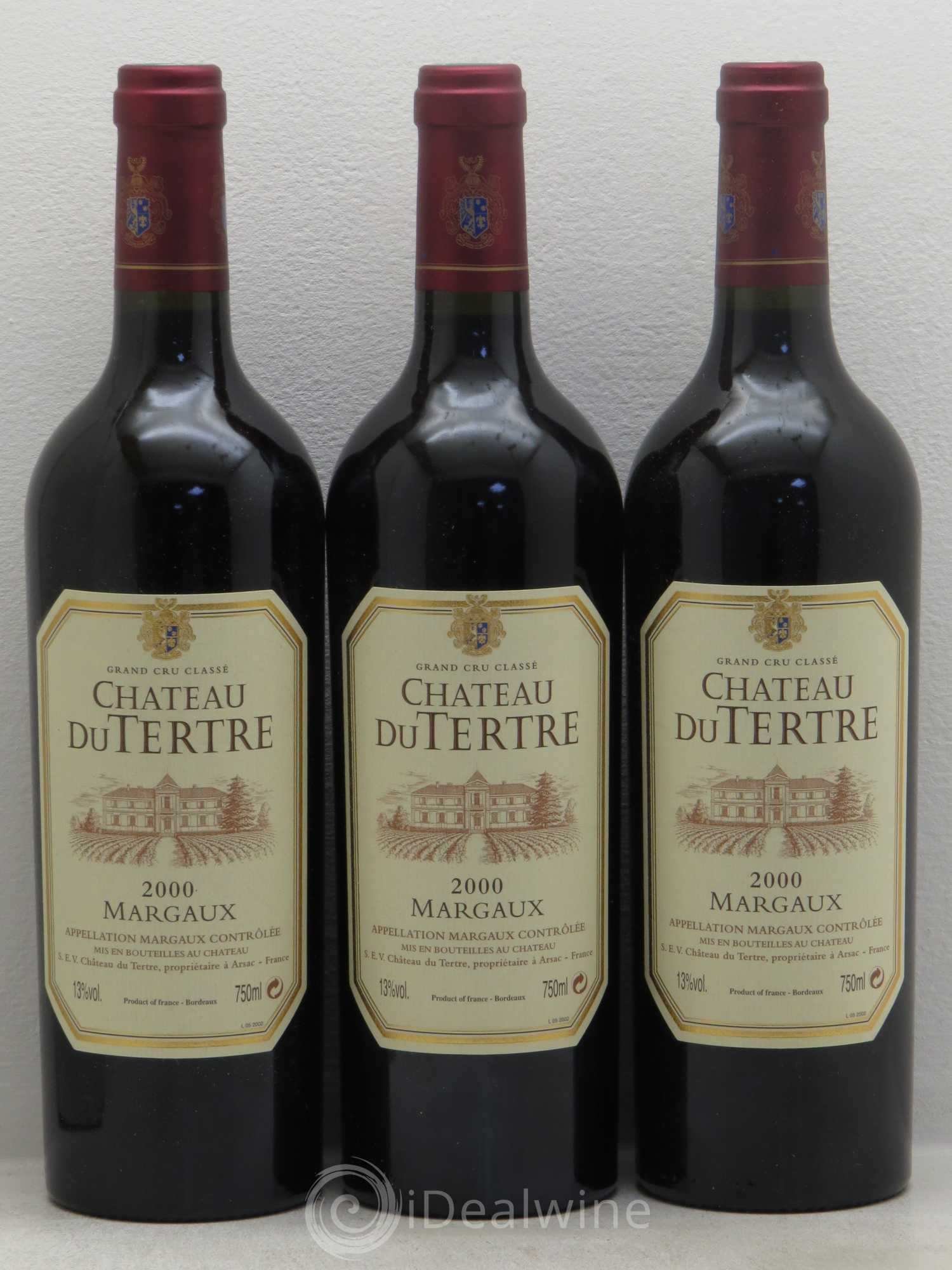 Château du Tertre 5ème Grand Cru Classé 2000 - Lot de 12 bouteilles - 3