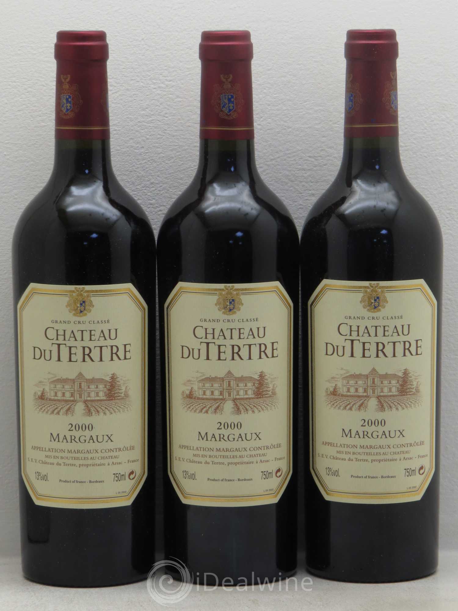 Château du Tertre 5ème Grand Cru Classé 2000 - Lot de 12 bouteilles - 4