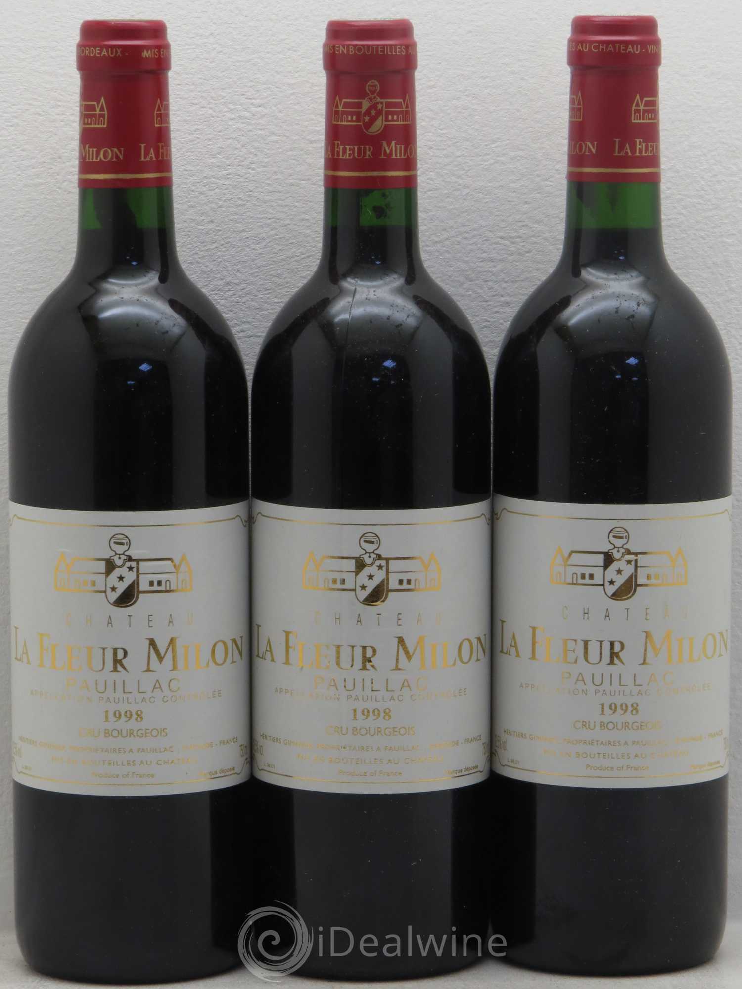 Château la Fleur Milon Cru Bourgeois 1998 - Lot de 6 bouteilles - 2