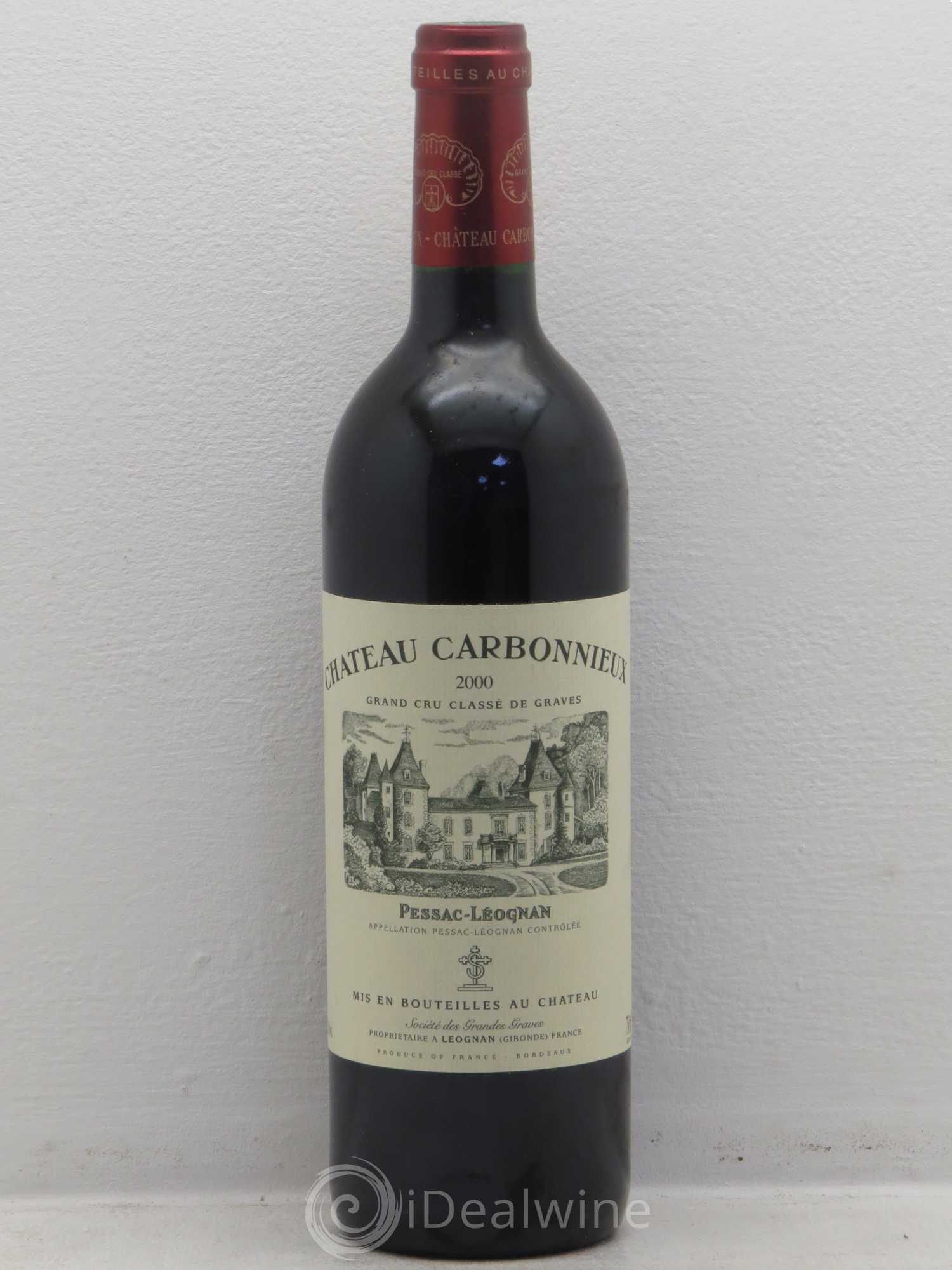 Château Carbonnieux Cru Classé de Graves 2000 - Lot de 1 bouteille - 0