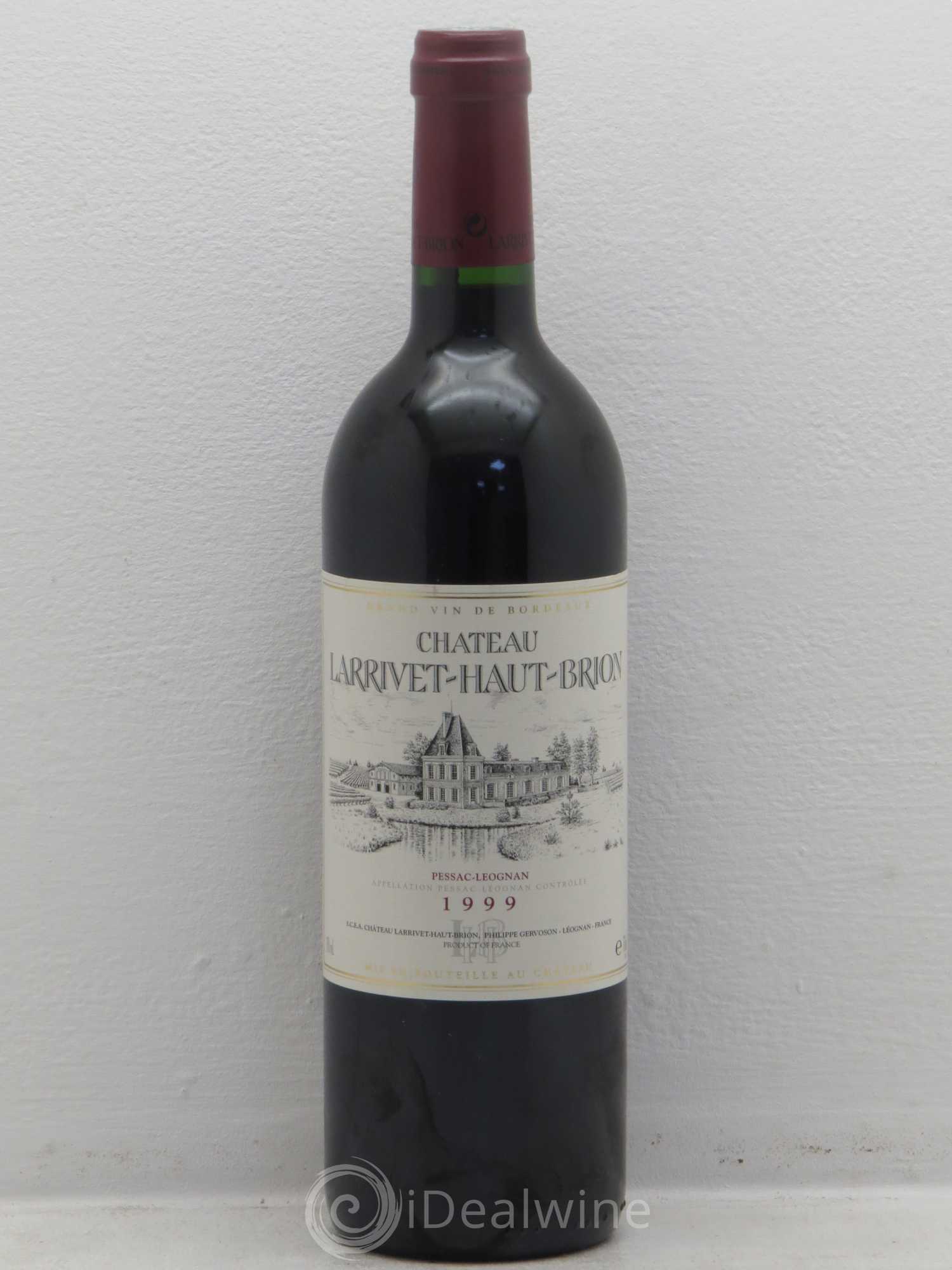 Château Larrivet Haut-Brion 1999 - Lot de 1 bouteille - 0
