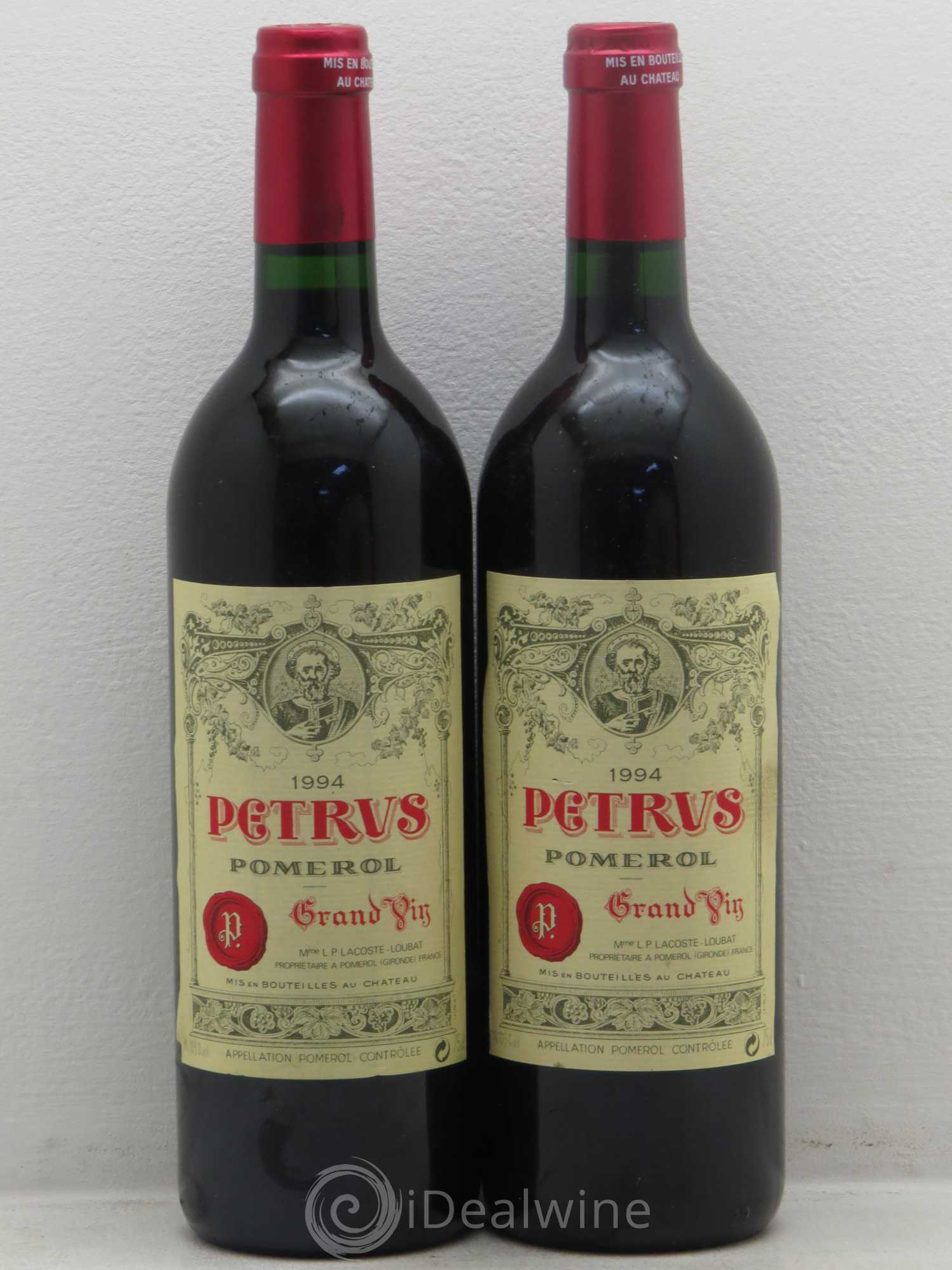 Petrus 1994 - Lot de 2 bouteilles - 0