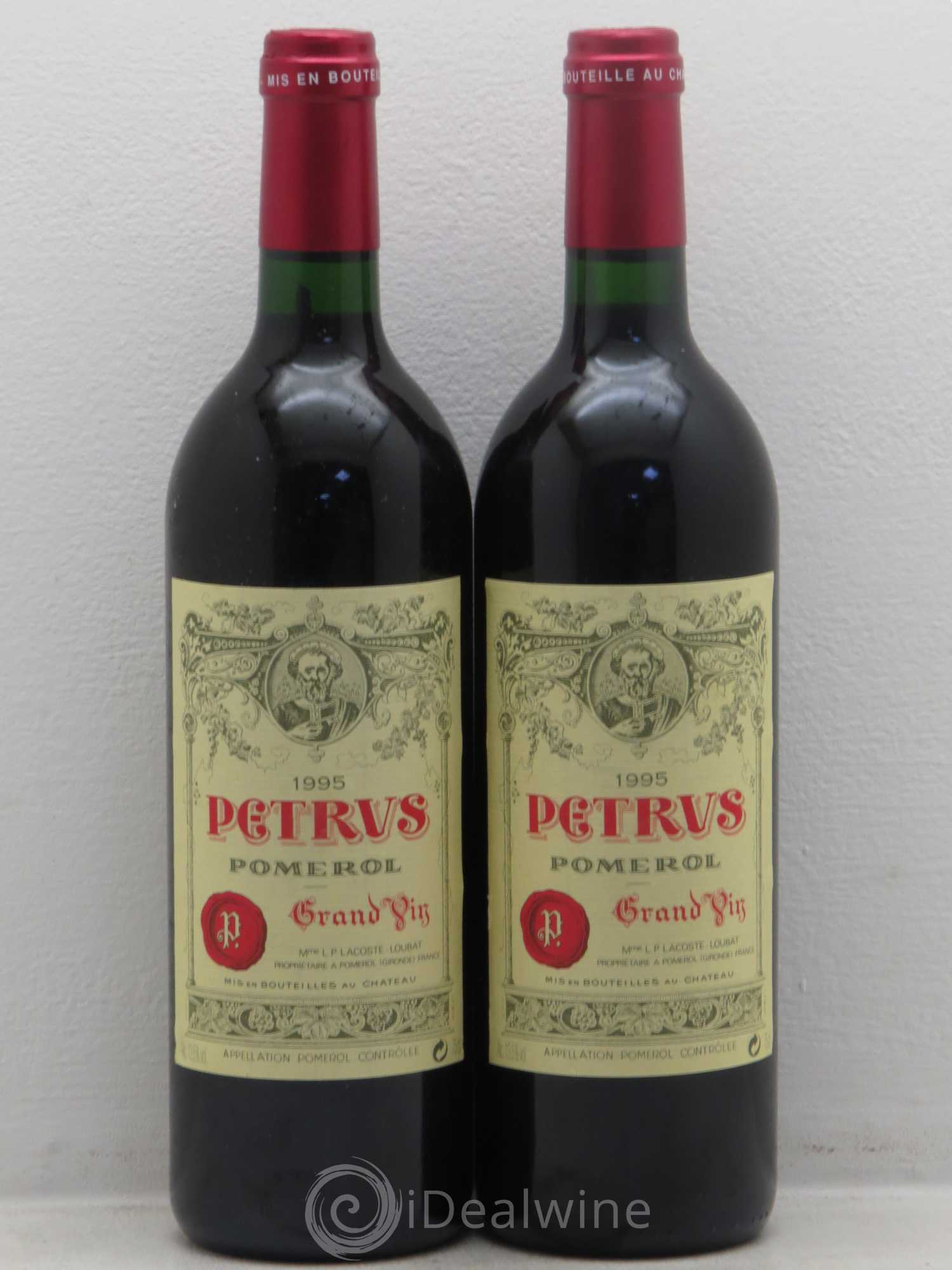 Petrus 1995 - Lot de 2 bouteilles - 0