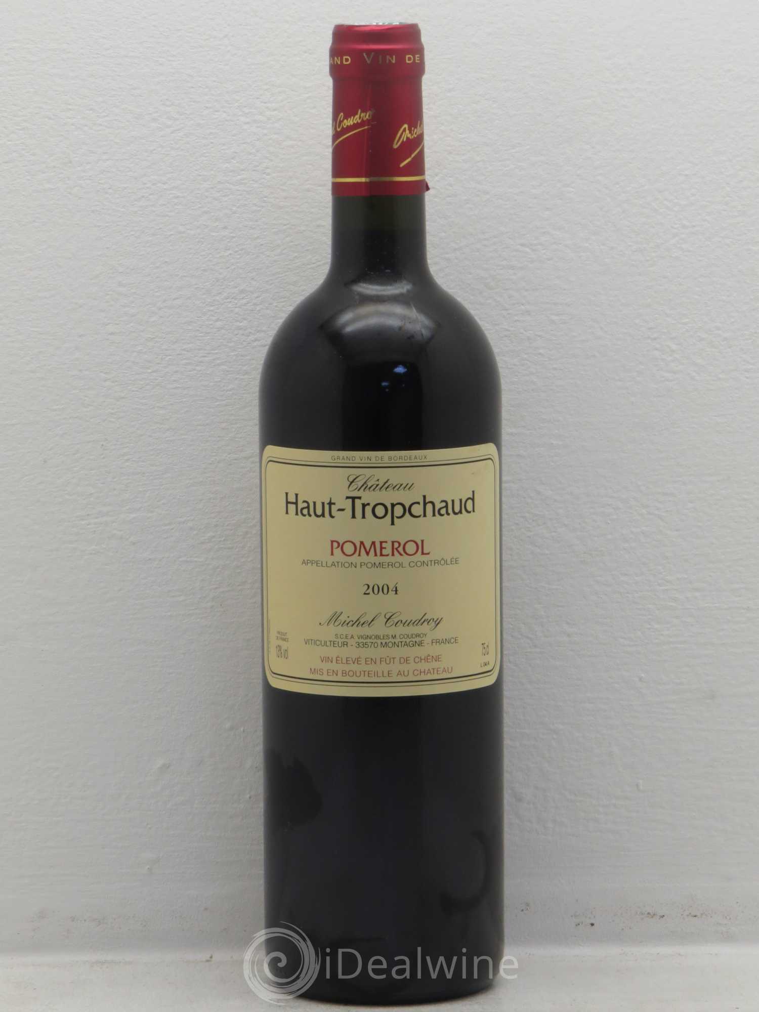 Château Haut Tropchaud 2004 - Lot de 1 bouteille - 0