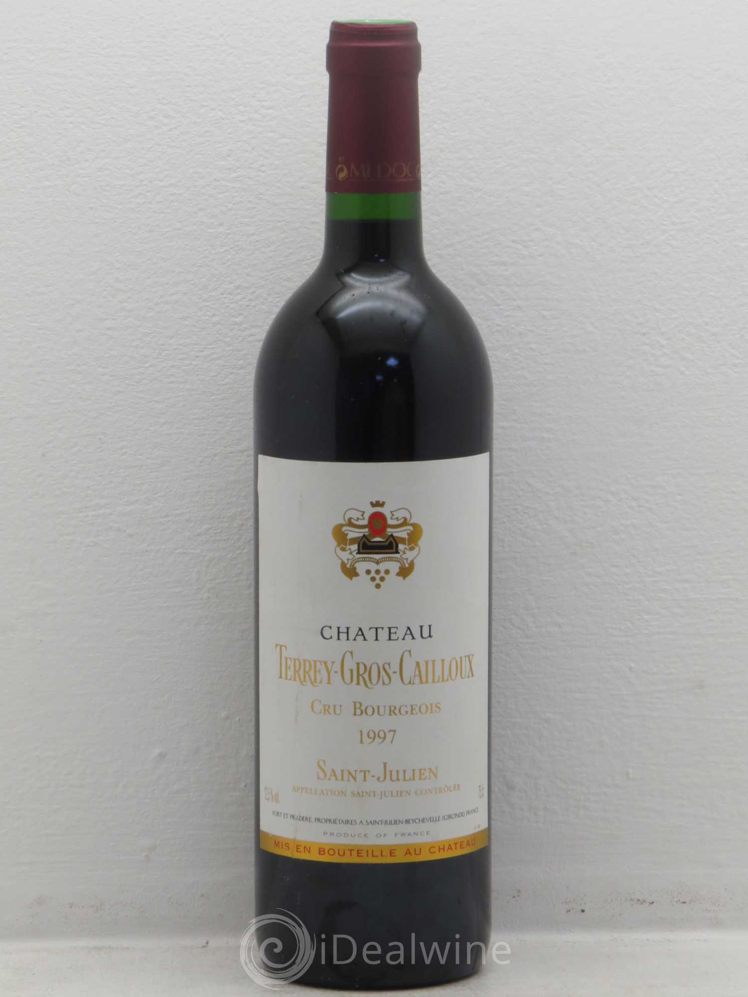 Château Terrey Gros Cailloux Cru Bourgeois 1997 - Lot de 1 bouteille - 0
