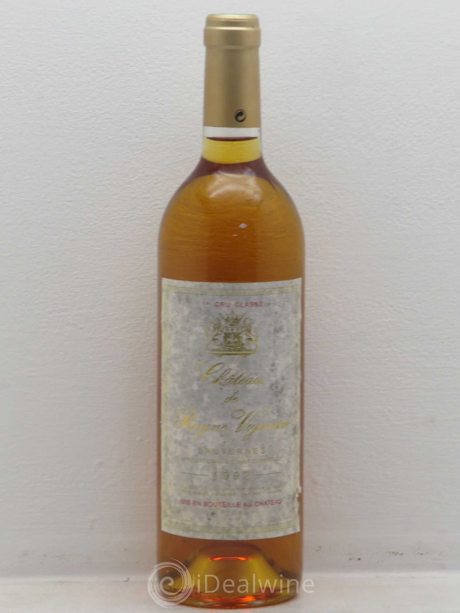 Château de Rayne Vigneau 1er Grand Cru Classé 1992 - Lotto di 1 bottiglia - 0