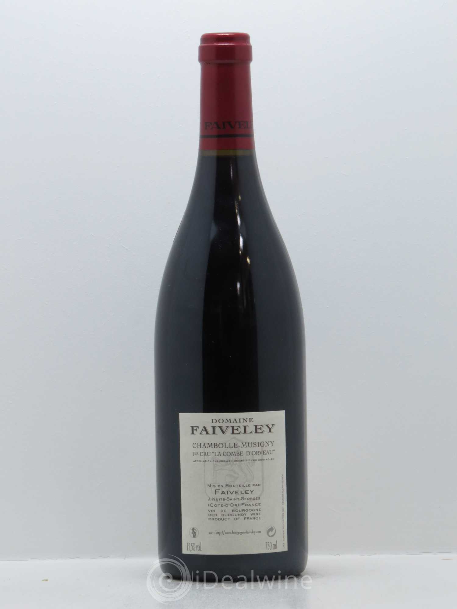 Chambolle-Musigny 1er Cru Combe d'Orveau Faiveley 2010 - Lot de 1 bouteille - 1