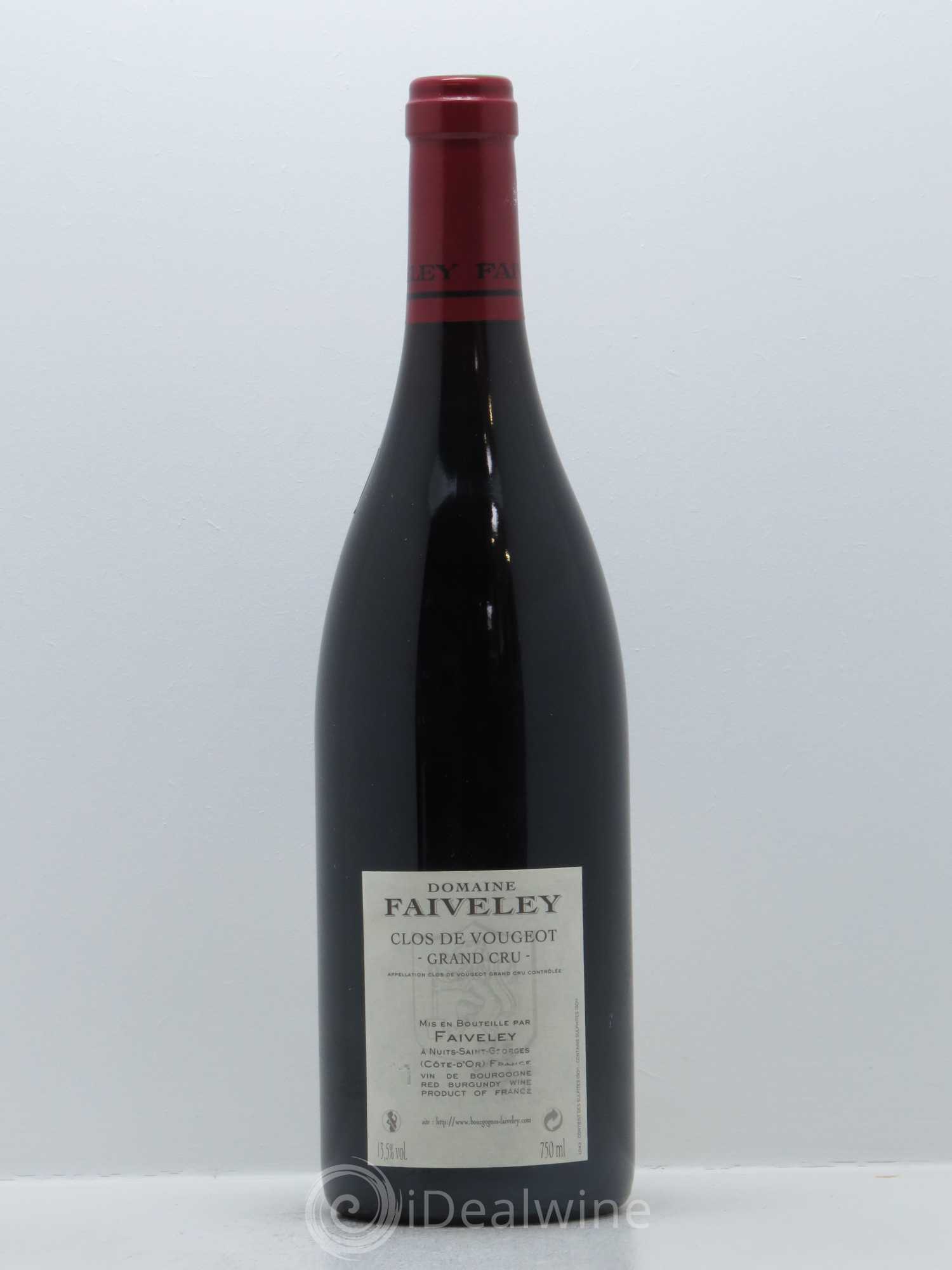 Clos de Vougeot Grand Cru Faiveley 2010 - Lot de 1 bouteille - 1