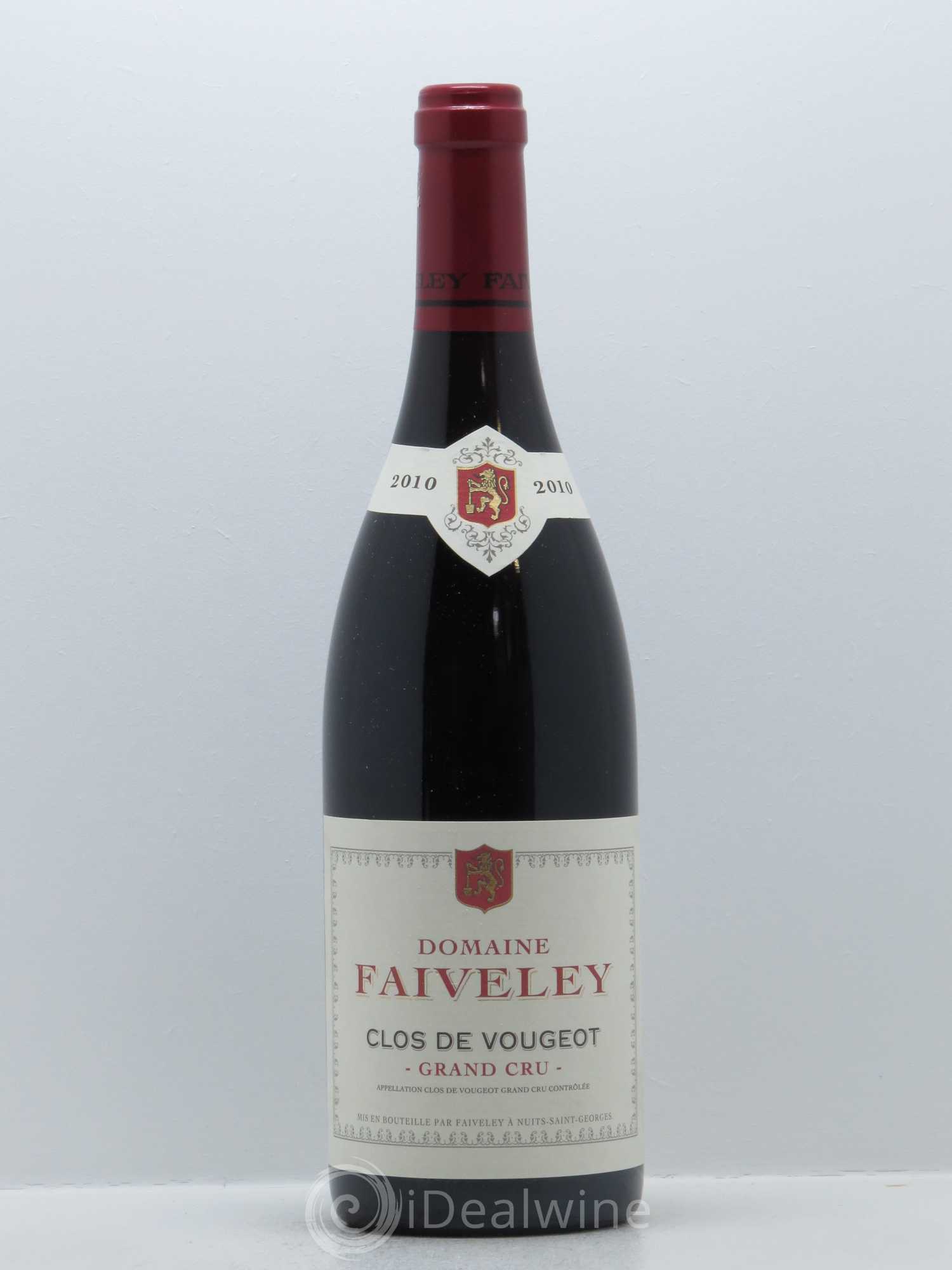 Clos de Vougeot Grand Cru Faiveley 2010 - Lot de 1 bouteille - 0