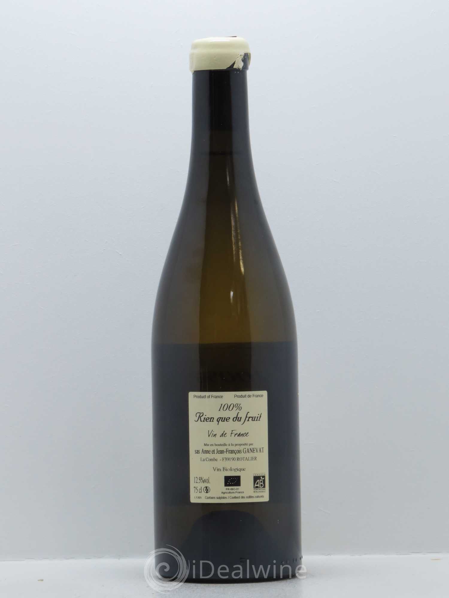 Vin de France 100% Rien que du fruit Anne et Jean François Ganevat - Lot de 1 bouteille - 1