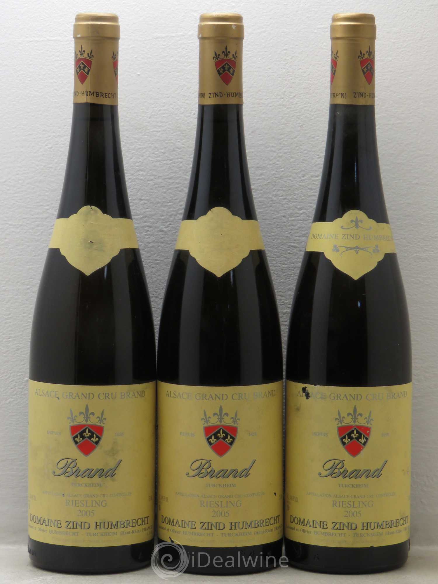 Alsace Riesling Grand Cru Brand Zind-Humbrecht (Domaine) 2005 - Posten von 3 Flaschen - 0