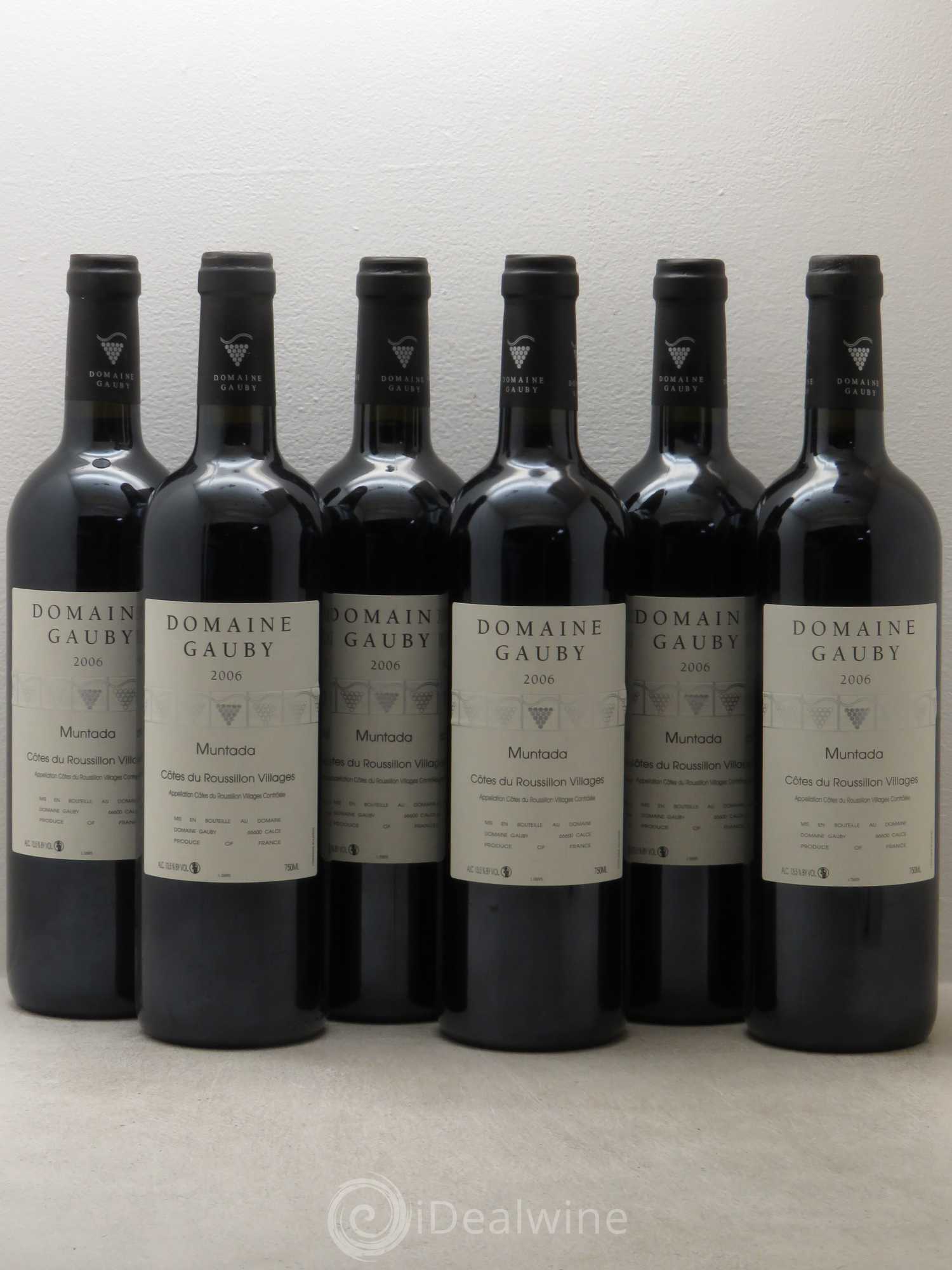 Côtes Catalanes (anciennement Côtes du Roussillon Villages) La Muntada Gauby (Domaine) 2006 - Lot de 6 bouteilles - 0