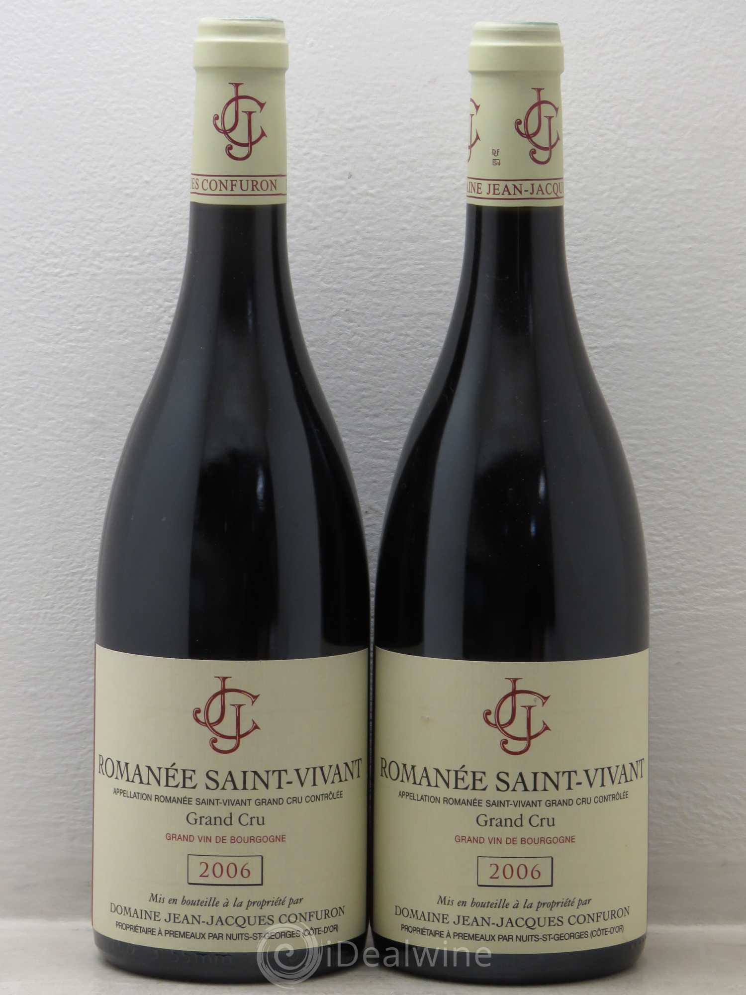 Romanée-Saint-Vivant Grand Cru Jean-Jacques Confuron 2006 - Lot de 2 bouteilles - 0