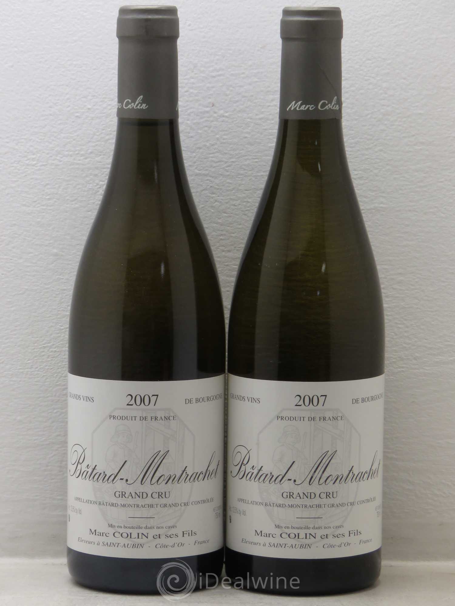 Bâtard-Montrachet Grand Cru Marc Colin 2007 - Lot de 2 bouteilles - 0